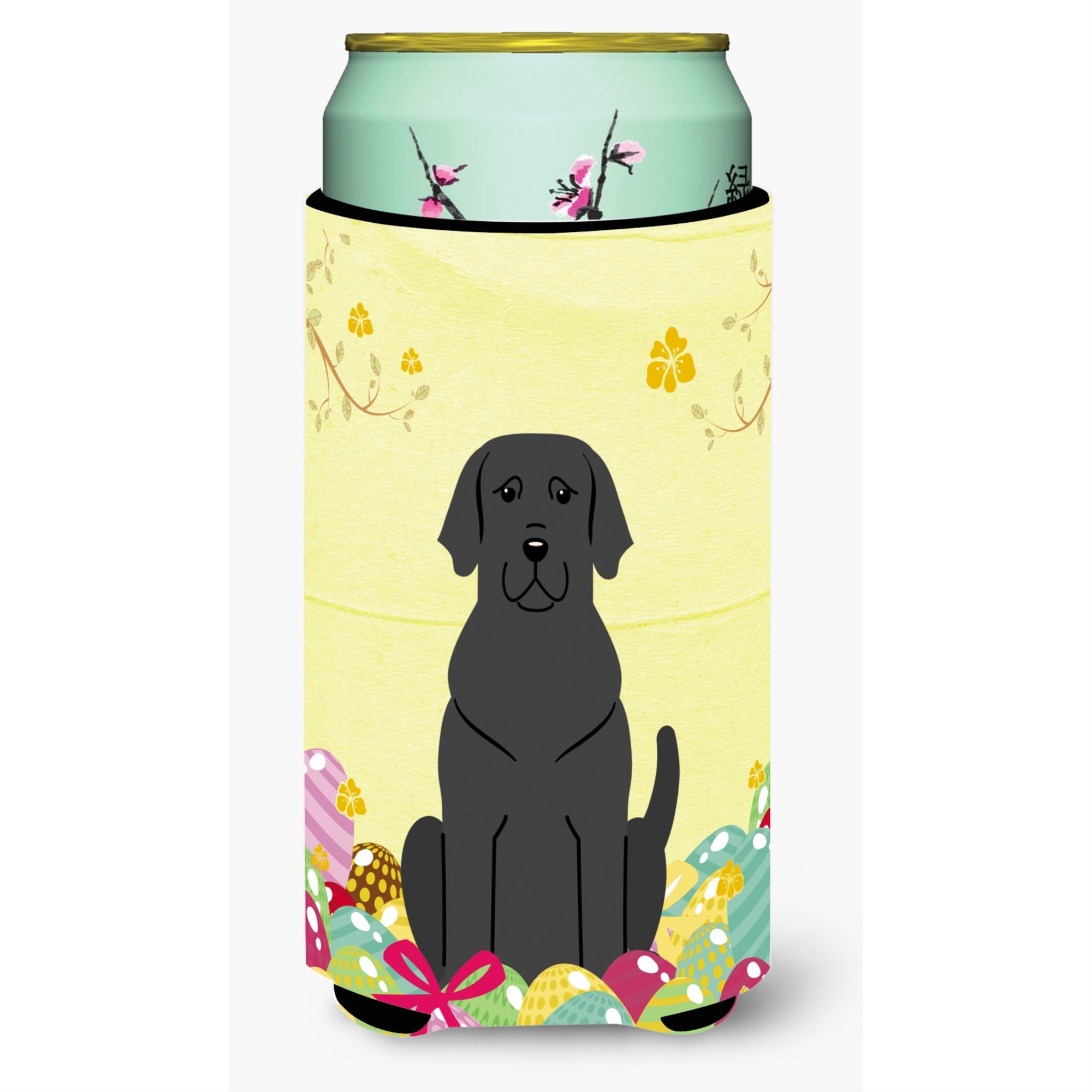 'Caroline'S Treasures Easter Eggs Black Labrador Tall Boy Beverage Insulator Hugger, Multicolor''