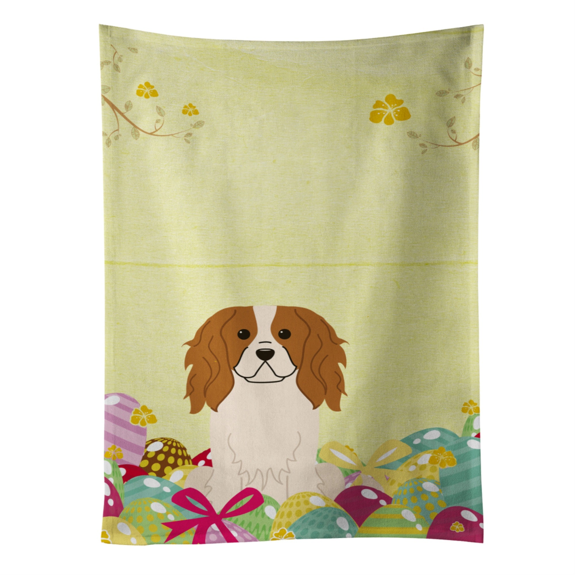 'Caroline'S Treasures Easter Eggs Cavalier Spaniel Kitchen Towel, Multicolor, 25'''' X 15''''''