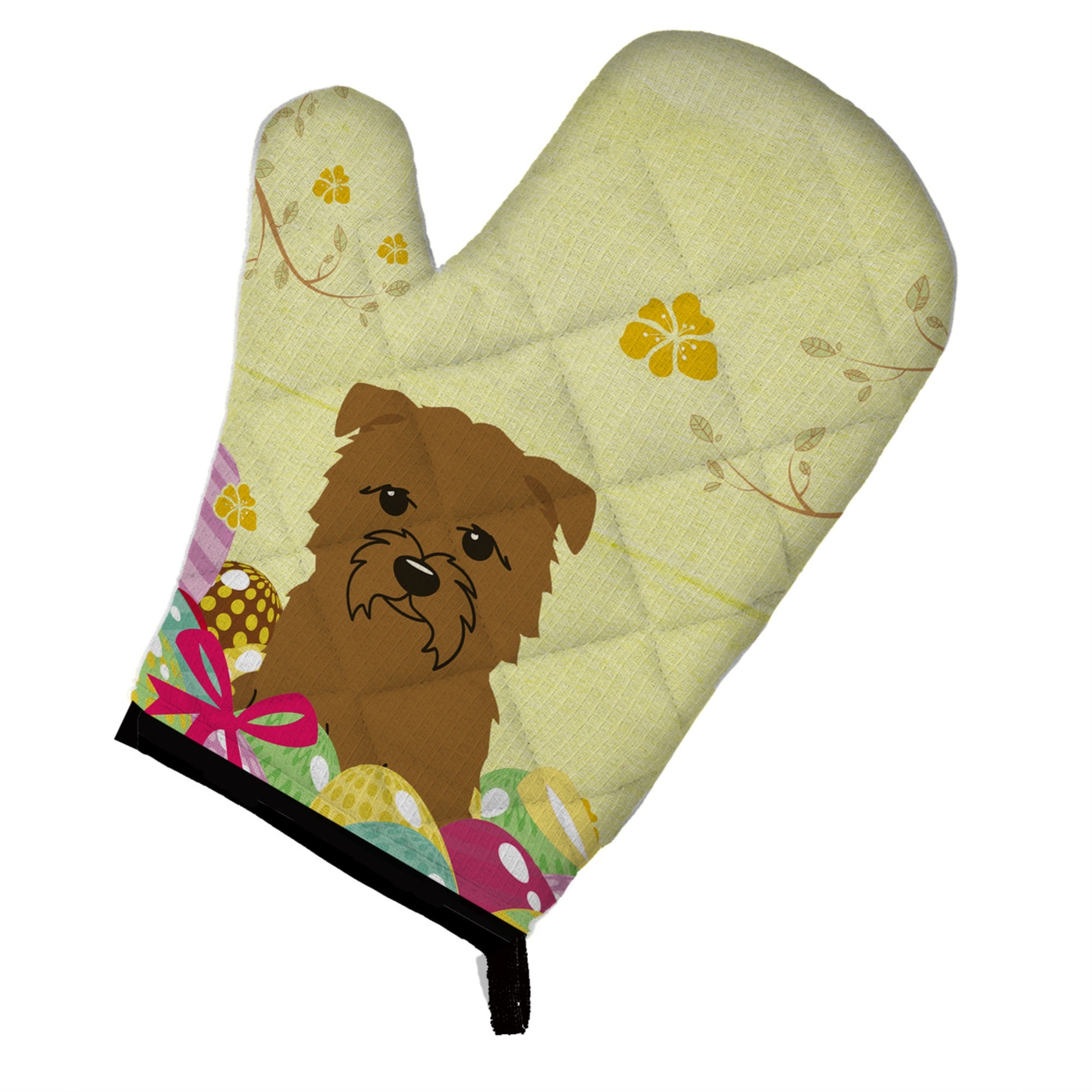 'Caroline'S Treasures Easter Eggs Glen Of Imal Tan Oven Mitt, Multicolor, 12'''' X 8.5''''''