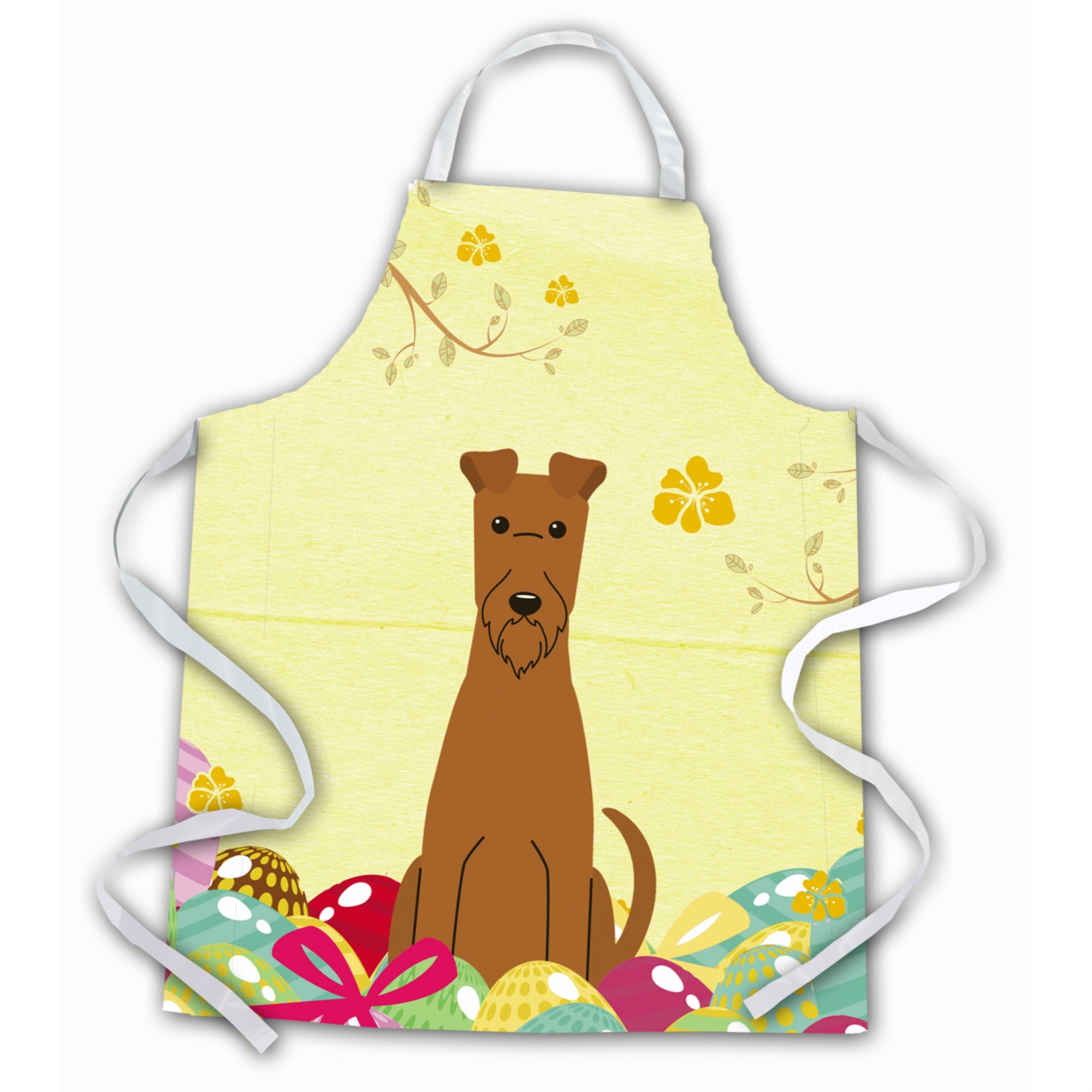 'Caroline'S Treasures Easter Eggs Irish Terrier Apron, Large, Multicolor''