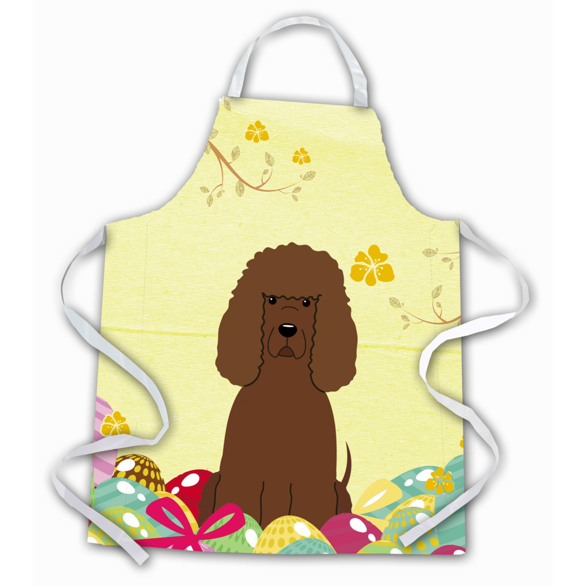 'Caroline'S Treasures Easter Eggs Irish Water Spaniel Apron, Large, Multicolor''