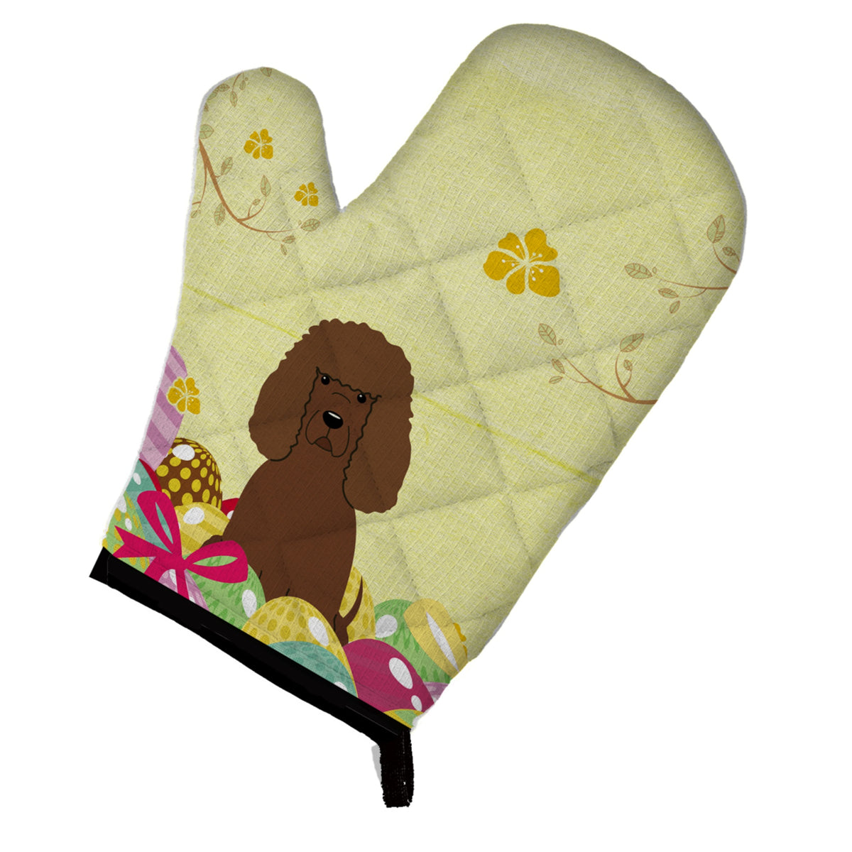 'Caroline'S Treasures Easter Eggs Irish Water Spaniel Oven Mitt, Multicolor, 12'''' X 8.5''''''