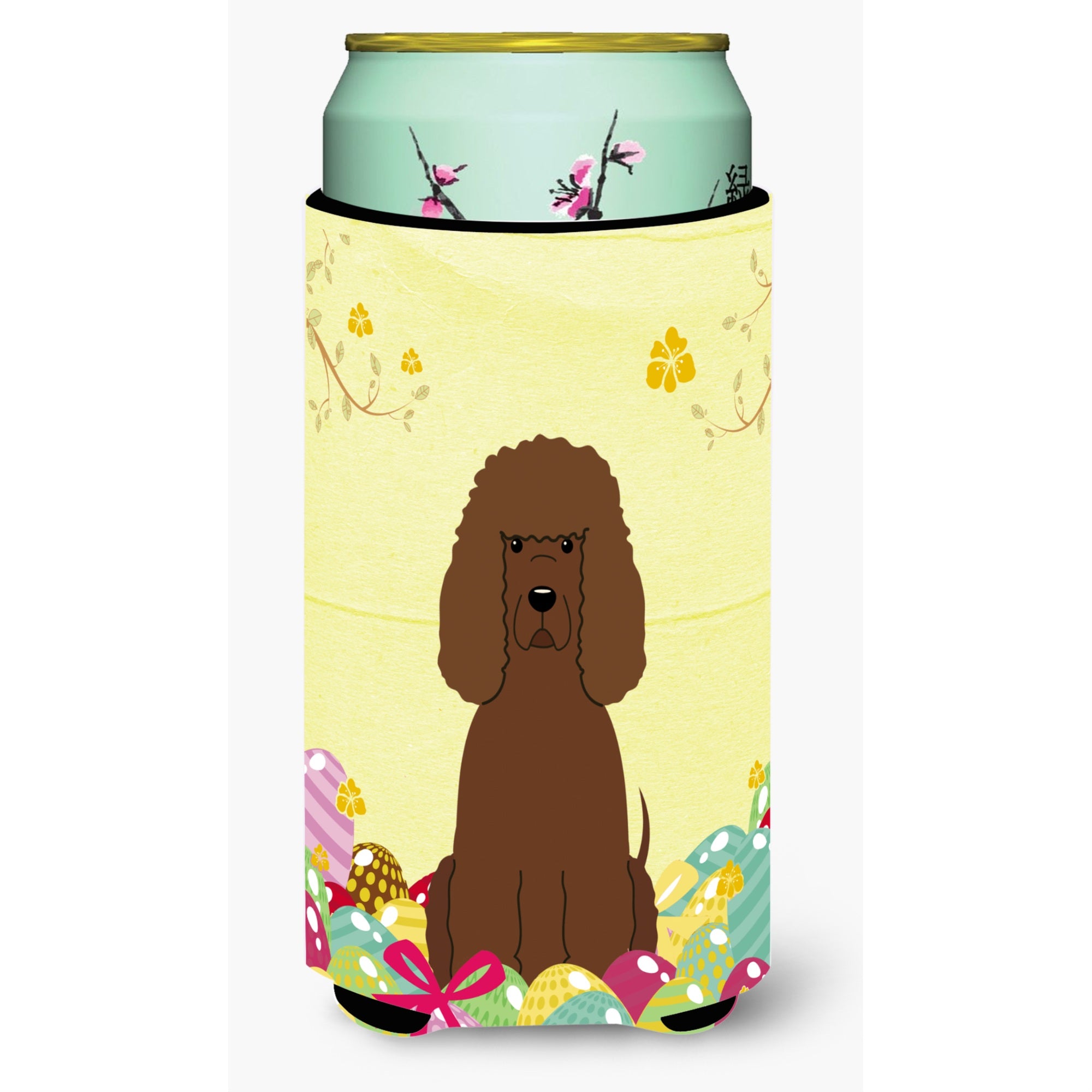 'Caroline'S Treasures Easter Eggs Irish Water Spaniel Tall Boy Beverage Insulator Hugger, Multicolor''