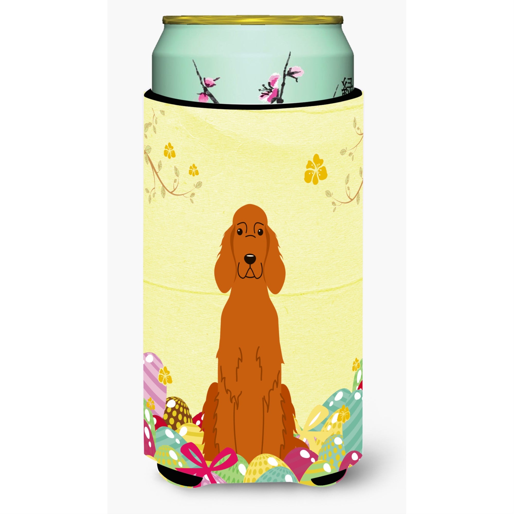 'Caroline'S Treasures Easter Eggs Irish Setter Tall Boy Beverage Insulator Hugger, Multicolor''