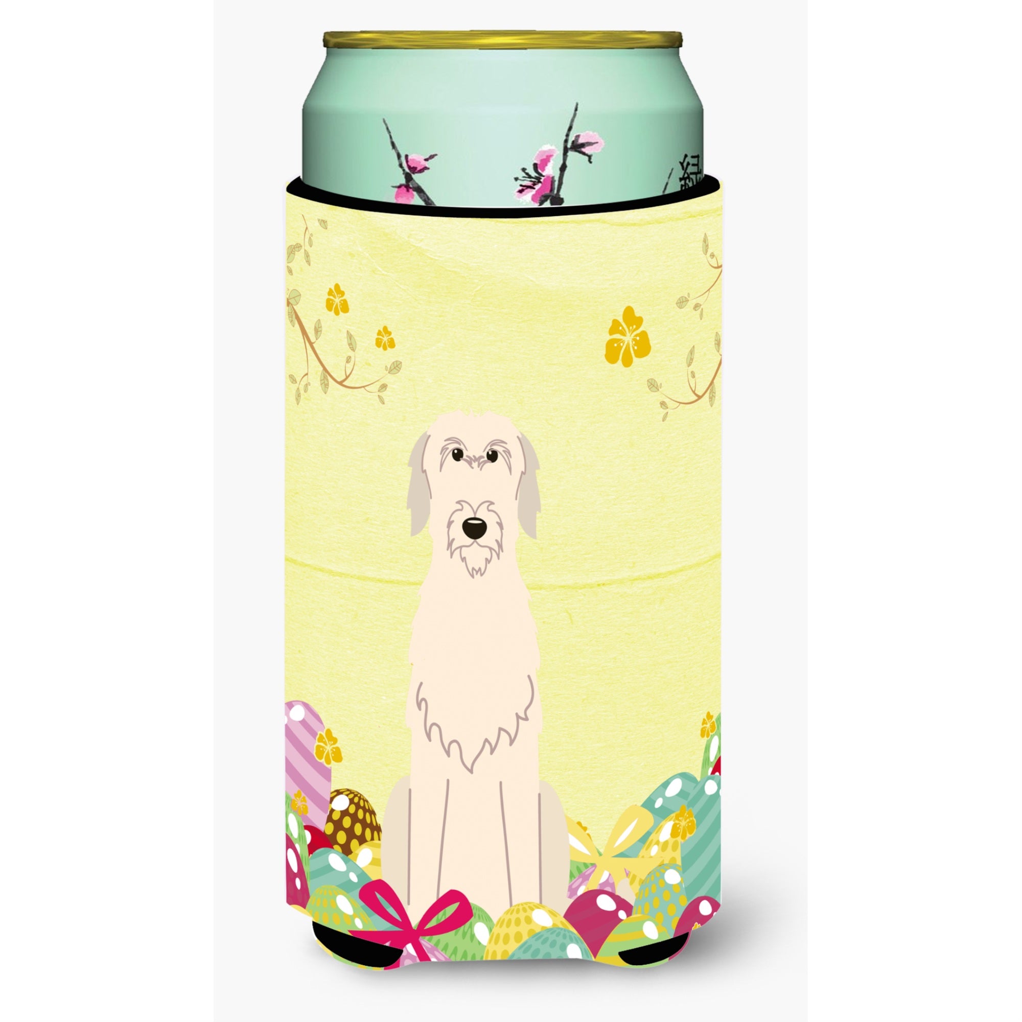 'Caroline'S Treasures Easter Eggs Irish Wolfhound Tall Boy Beverage Insulator Hugger, Multicolor''