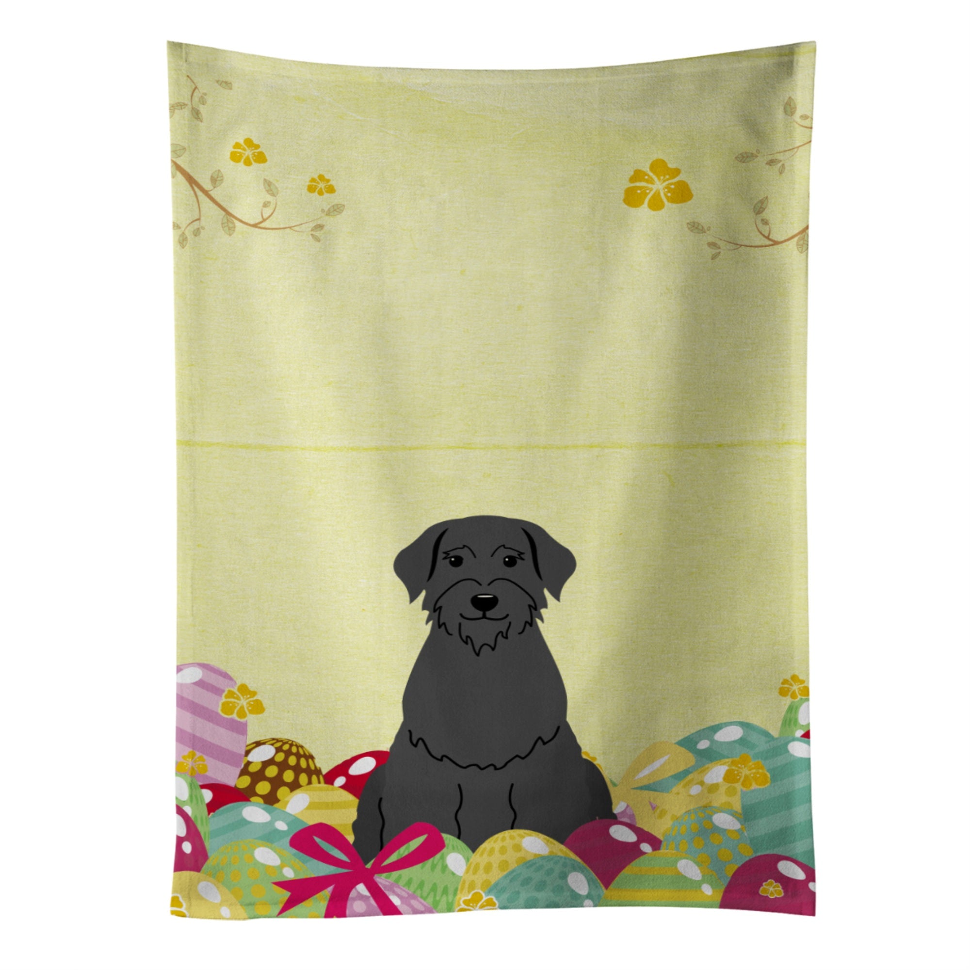 'Caroline'S Treasures Easter Eggs Giant Schnauzer Kitchen Towel, Multicolor, 25'''' X 15''''''