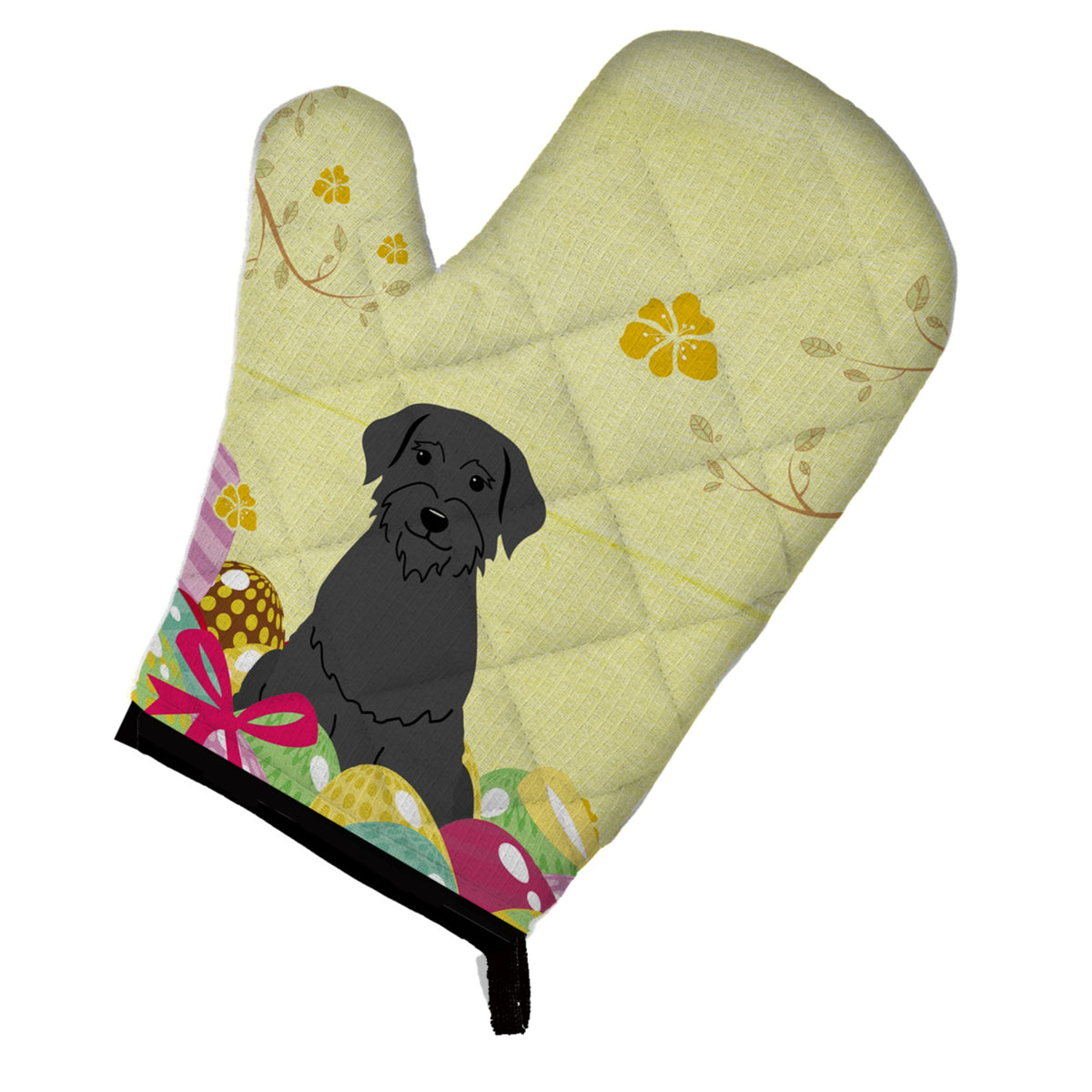 'Caroline'S Treasures Easter Eggs Giant Schnauzer Oven Mitt, Multicolor, 12'''' X 8.5''''''