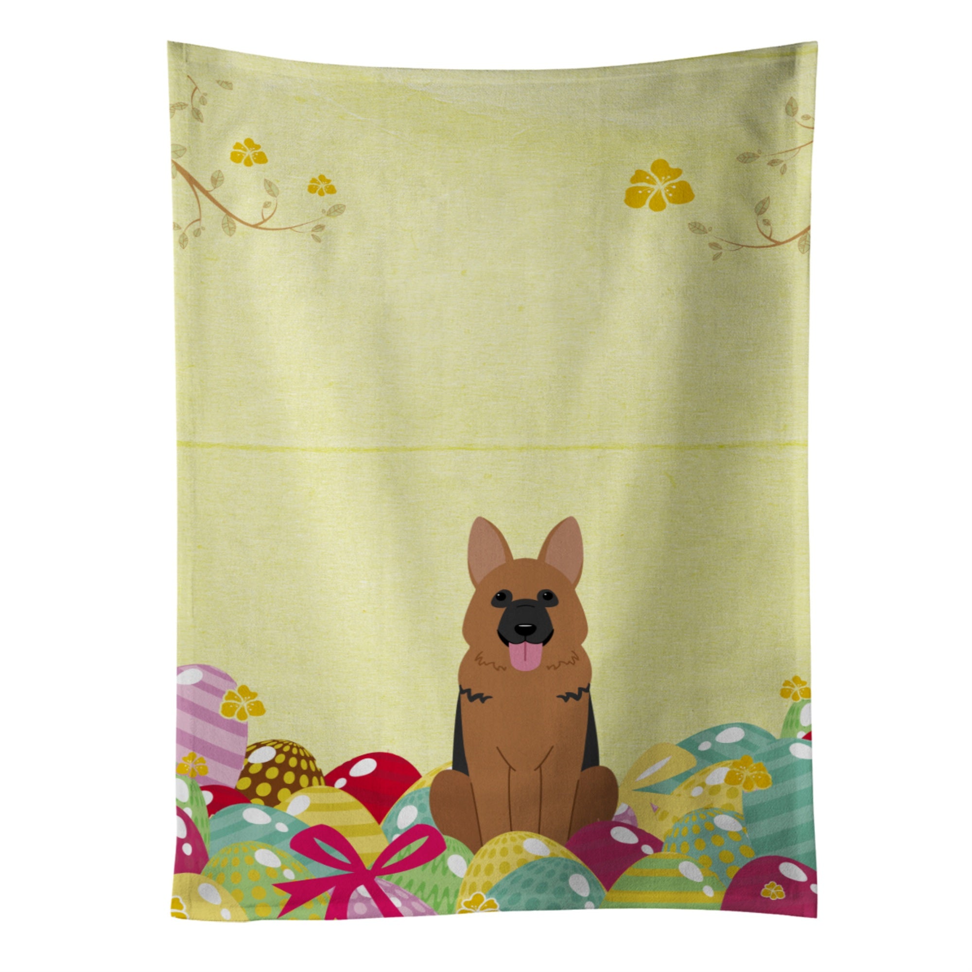 'Caroline'S Treasures Easter Eggs German Shepherd Kitchen Towel, Multicolor, 25'''' X 15''''''