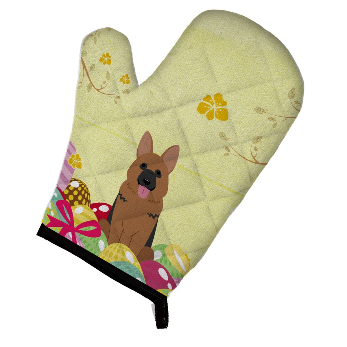 'Caroline'S Treasures Easter Eggs German Shepherd Oven Mitt, Multicolor, 12'''' X 8.5''''''