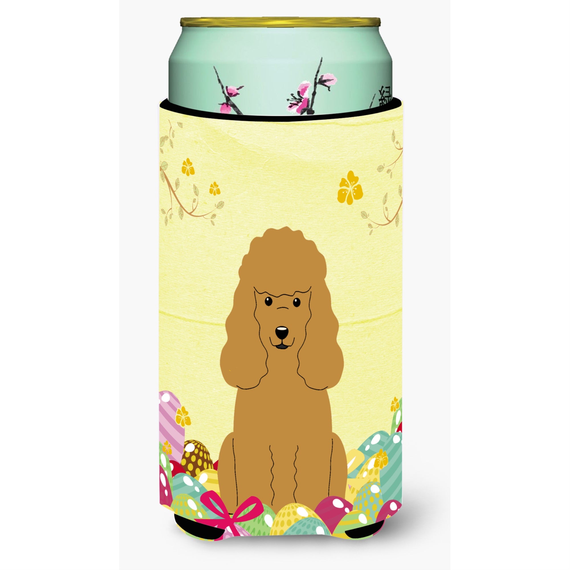 'Caroline'S Treasures Easter Eggs Poodle Tan Tall Boy Beverage Insulator Hugger, Multicolor''