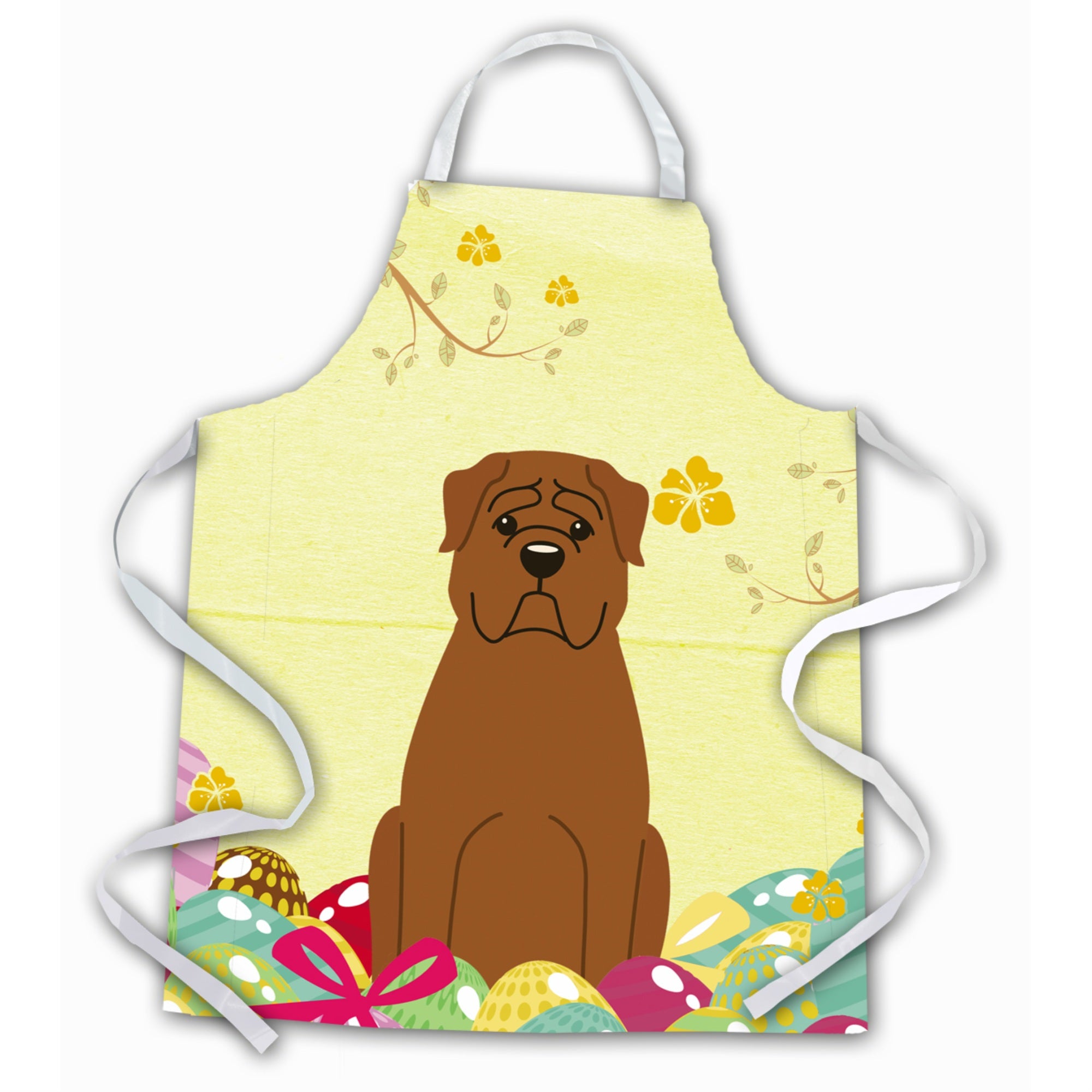 'Caroline'S Treasures Easter Eggs Dogue De Bourdeaux Apron, Large, Multicolor''