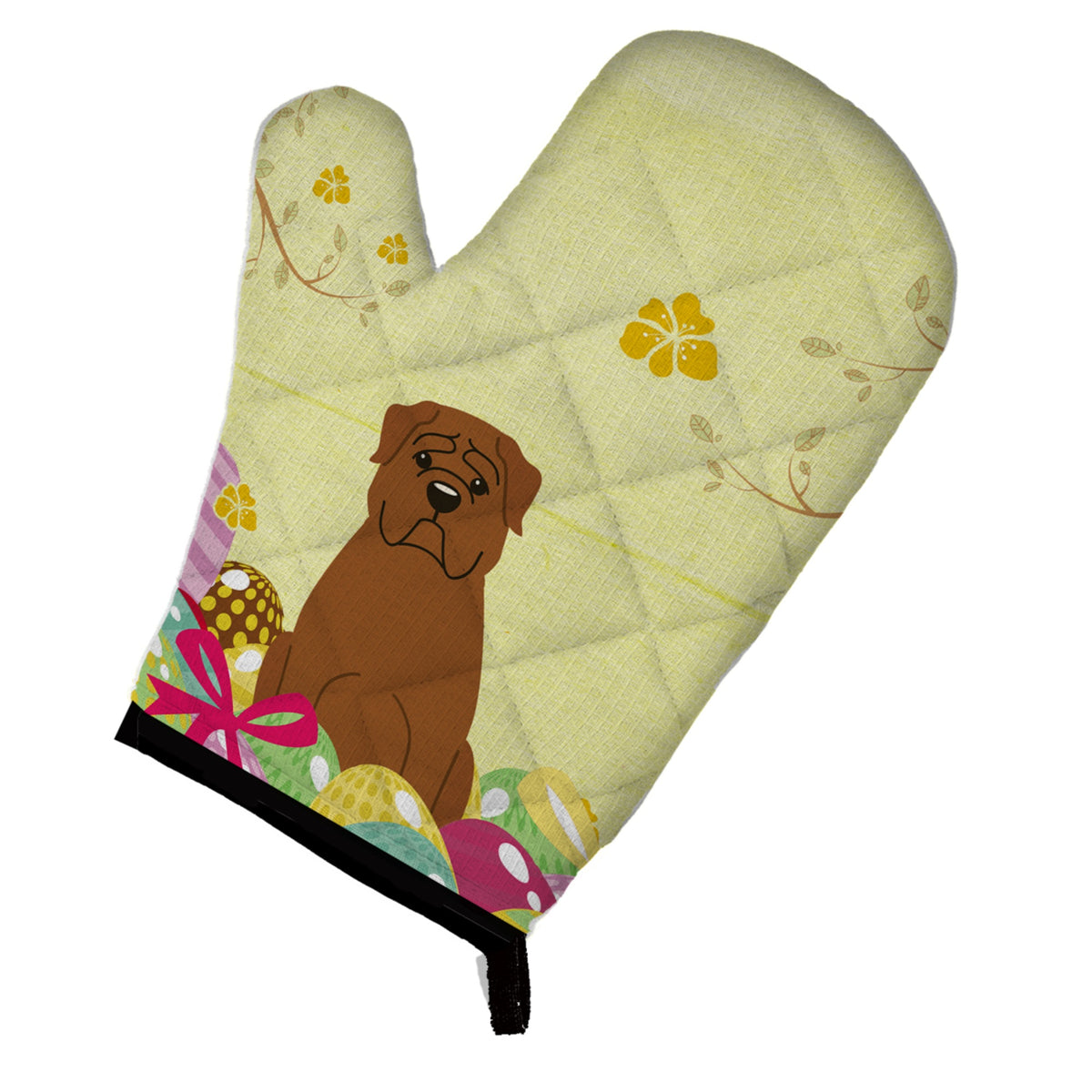 'Caroline'S Treasures Easter Eggs Dogue De Bourdeaux Oven Mitt, Multicolor, 12'''' X 8.5''''''