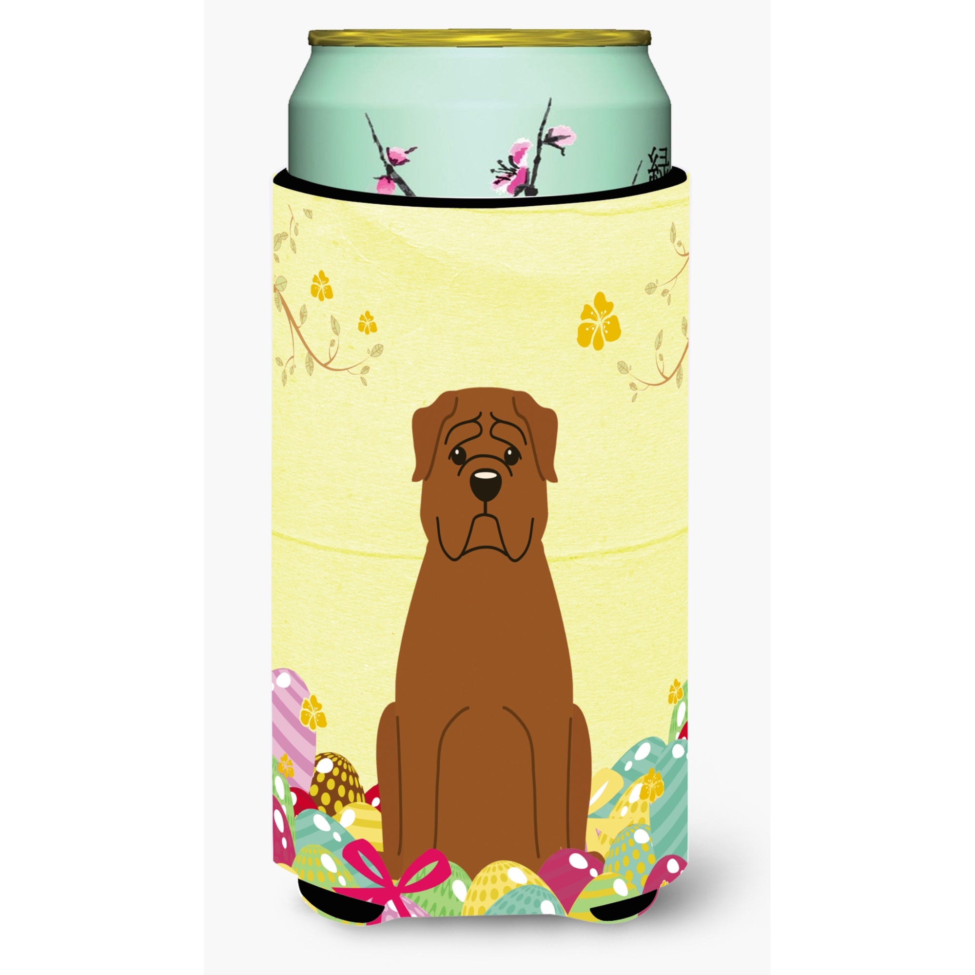 'Caroline'S Treasures Easter Eggs Dogue De Bourdeaux Tall Boy Beverage Insulator Hugger, Multicolor''