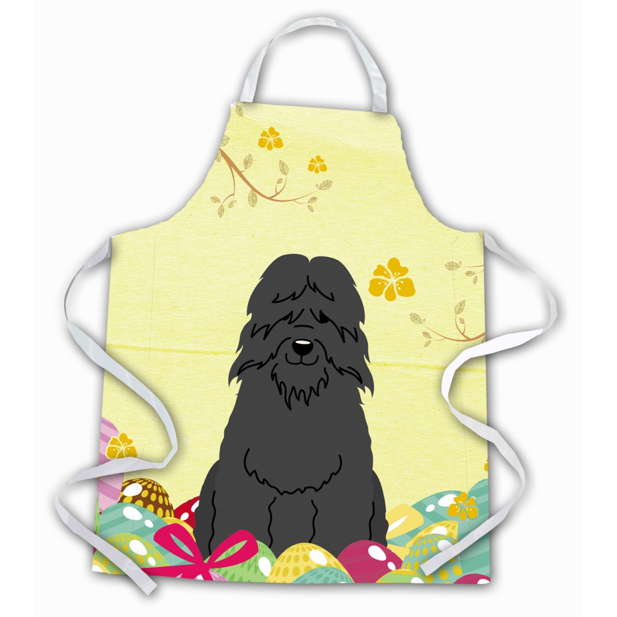 'Caroline'S Treasures Easter Eggs Bouvier Des Flandres Apron, Large, Multicolor''