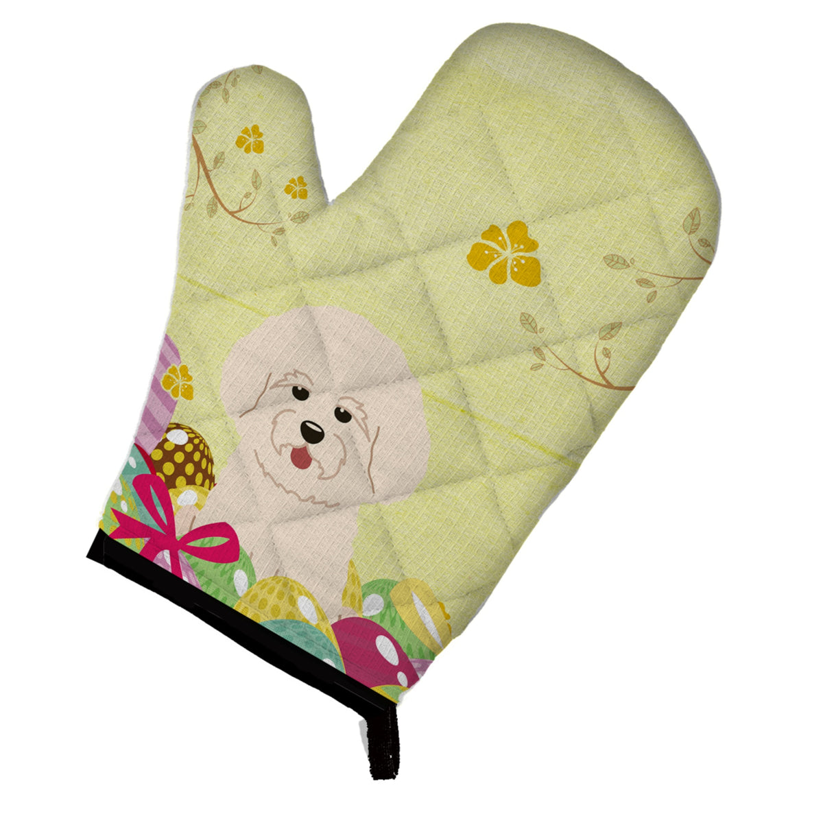 'Caroline'S Treasures Easter Eggs Bichon Frise Oven Mitt, Multicolor, 12'''' X 8.5''''''