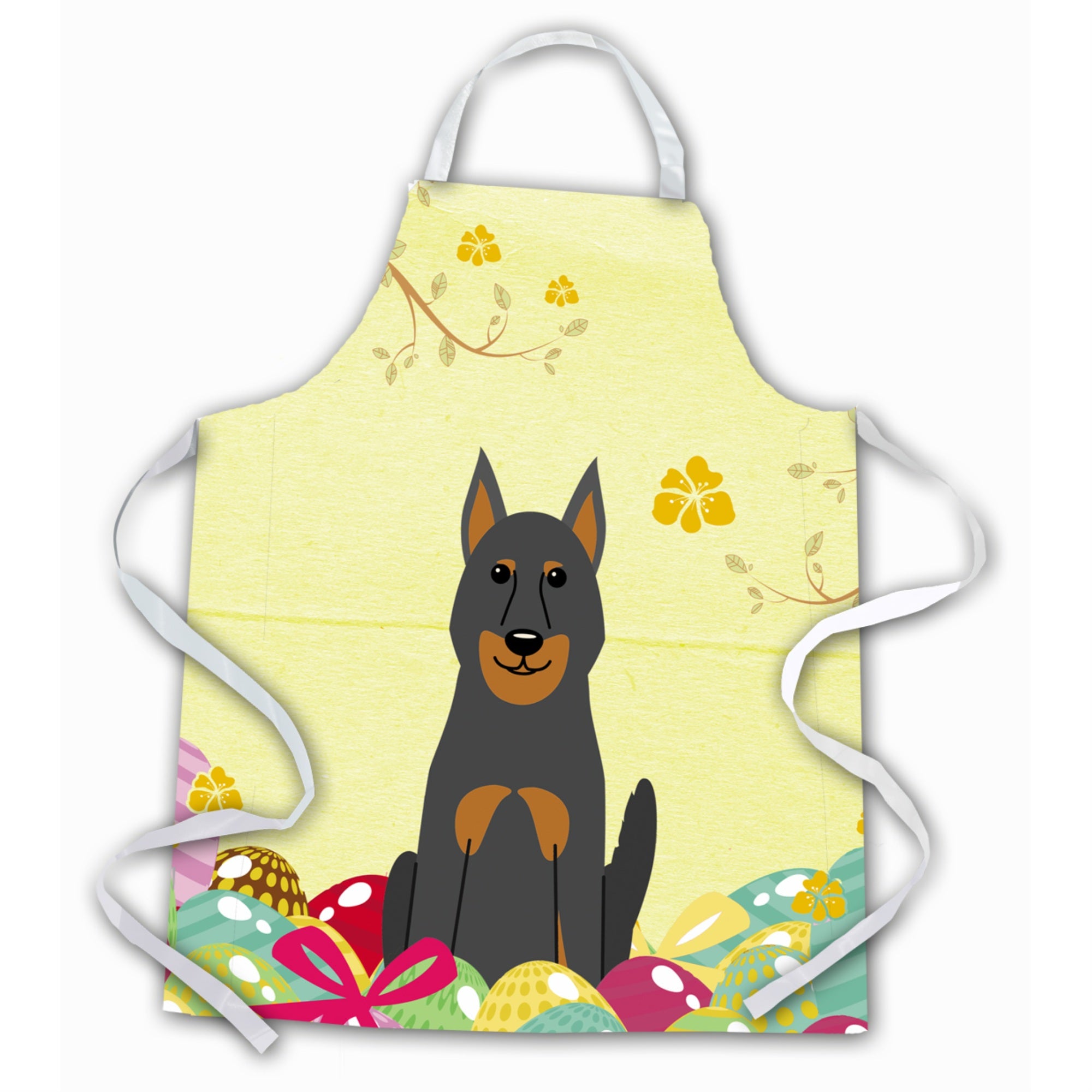 'Caroline'S Treasures Easter Eggs Beauce Shepherd Dog Apron, Large, Multicolor''