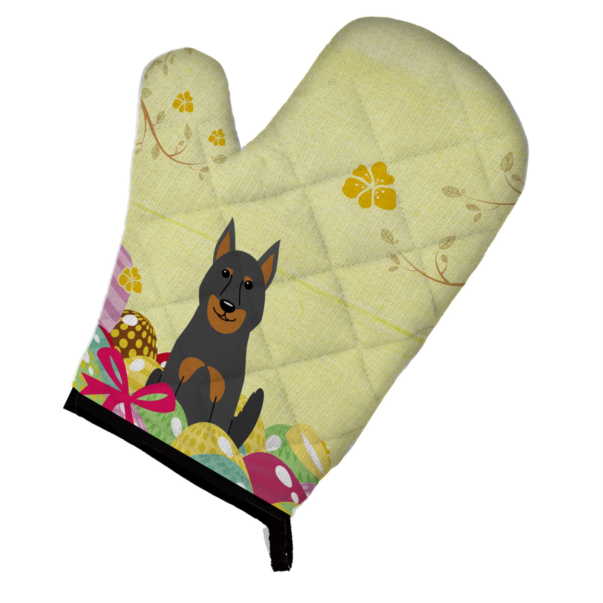 'Caroline'S Treasures Easter Eggs Beauce Shepherd Dog Oven Mitt, Multicolor, 12'''' X 8.5''''''