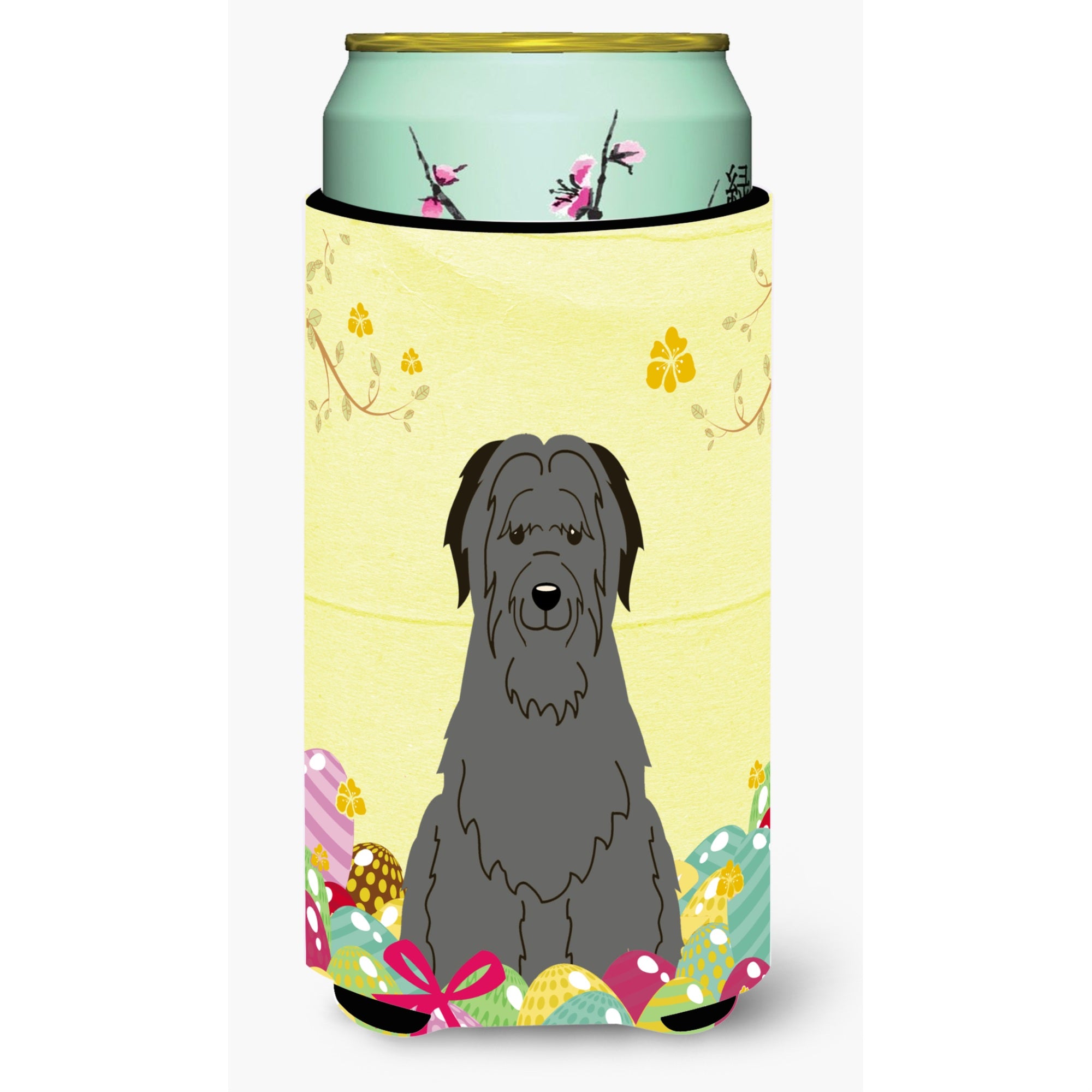 'Caroline'S Treasures Easter Eggs Briard Black Tall Boy Beverage Insulator Hugger, Multicolor''