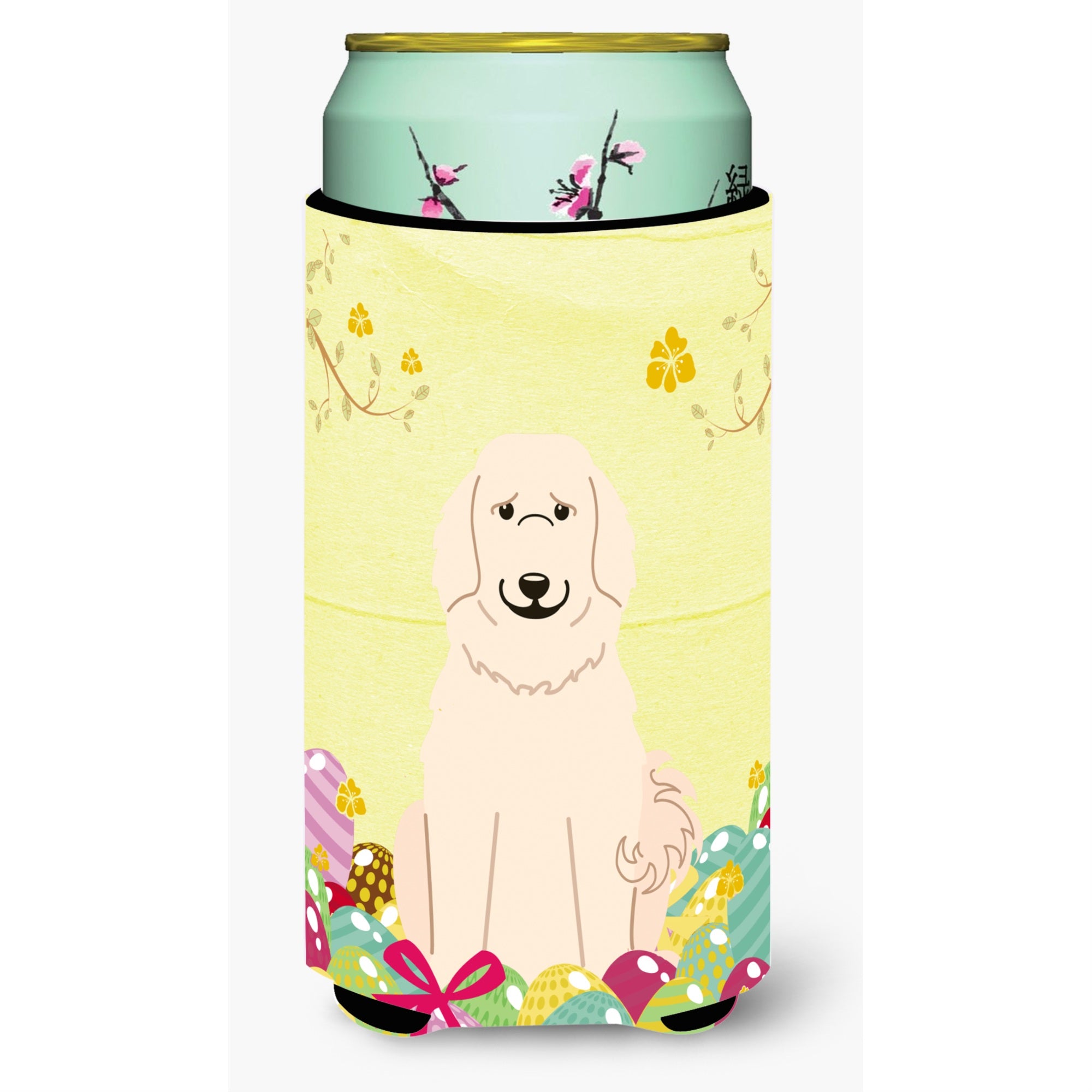 'Caroline'S Treasures Easter Eggs Great Pyrenese Tall Boy Beverage Insulator Hugger, Multicolor''