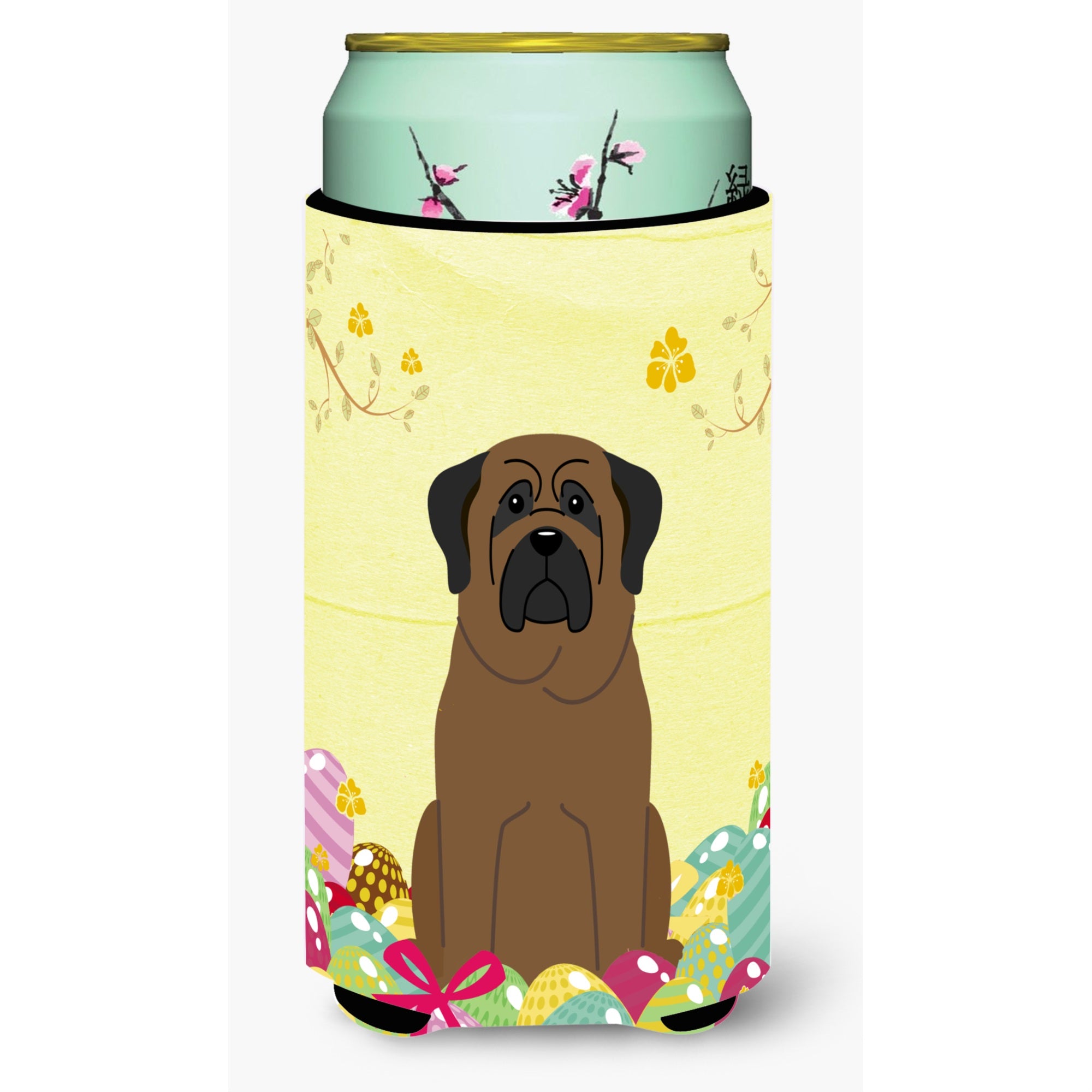 'Caroline'S Treasures Easter Eggs Bullmastiff Tall Boy Beverage Insulator Hugger, Multicolor''