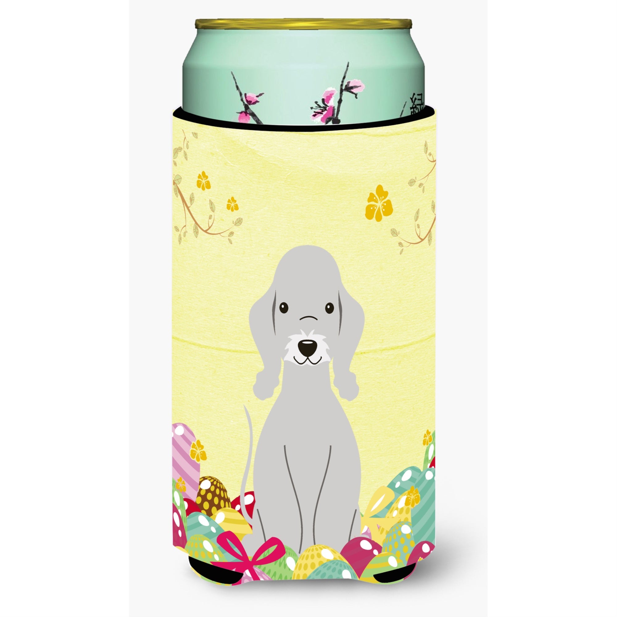 'Caroline'S Treasures Easter Bedlington Terrier Blue Tall Boy Beverage Insulator Hugger, Multicolor''