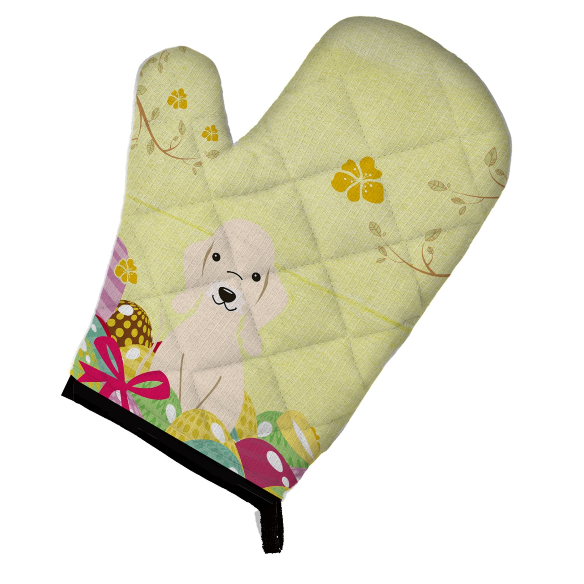 'Caroline'S Treasures Easter Eggs Bedlington Terrier Sandy Oven Mitt, Multicolor, 12'''' X 8.5''''''