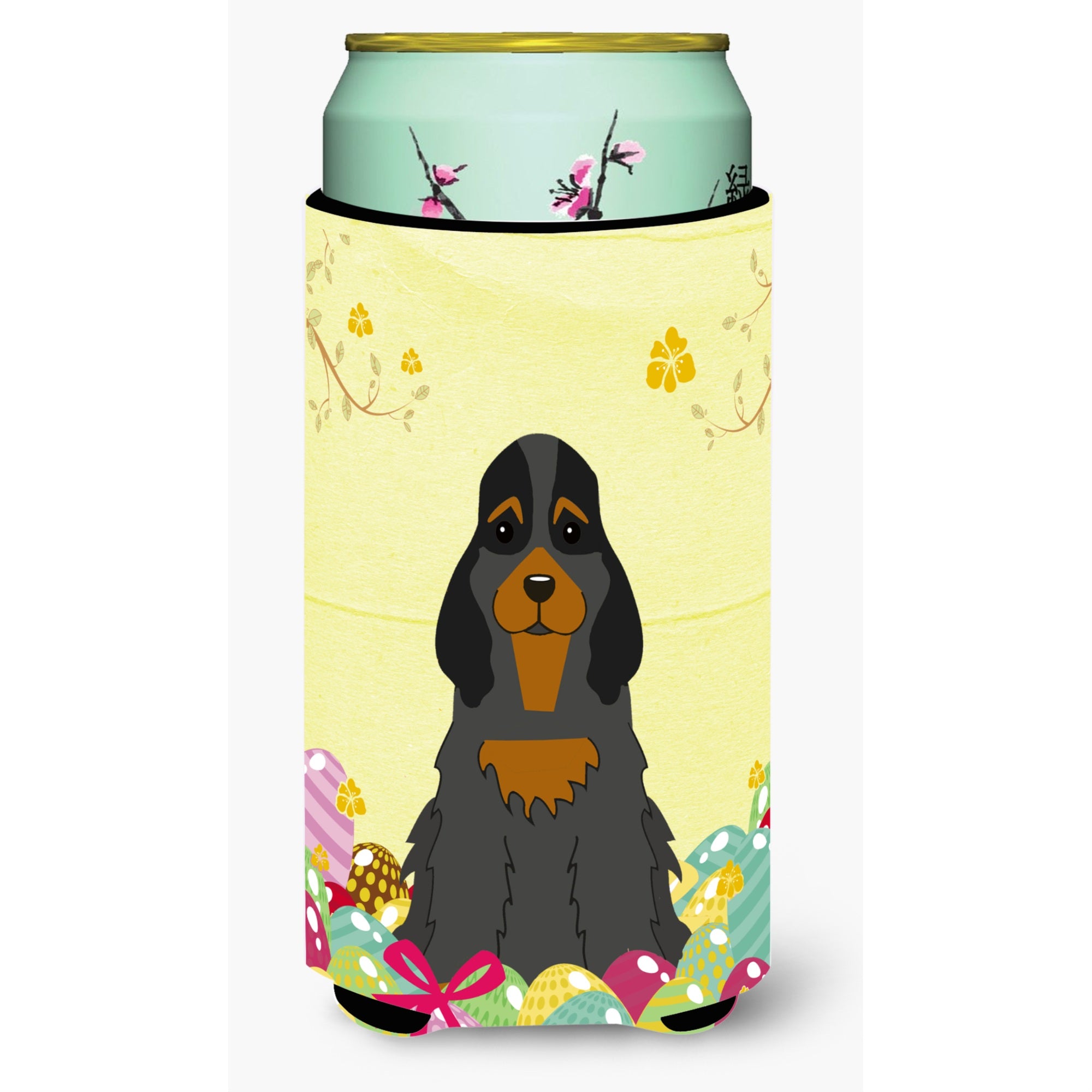 'Caroline'S Treasures Easter Cocker Spaniel Black Tan Tall Boy Beverage Insulator Hugger, Multicolor''