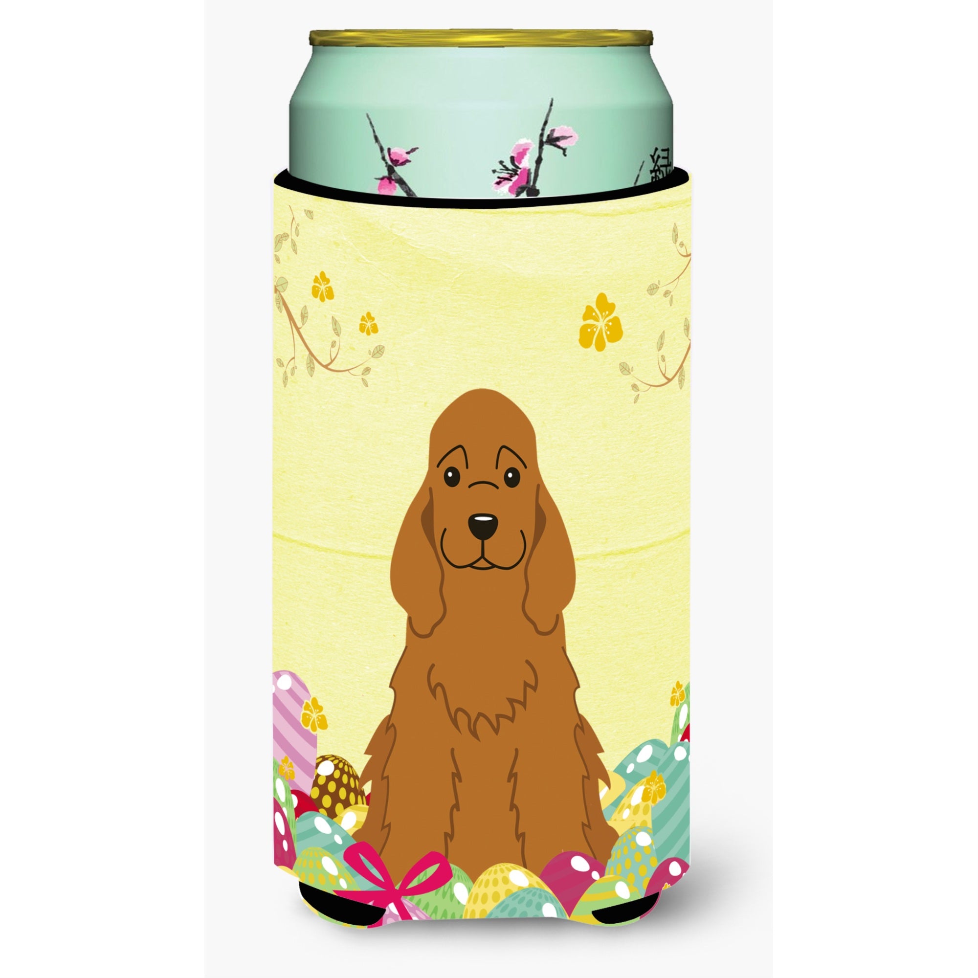 'Caroline'S Treasures Easter Eggs Cocker Spaniel Red Tall Boy Beverage Insulator Hugger, Multicolor''