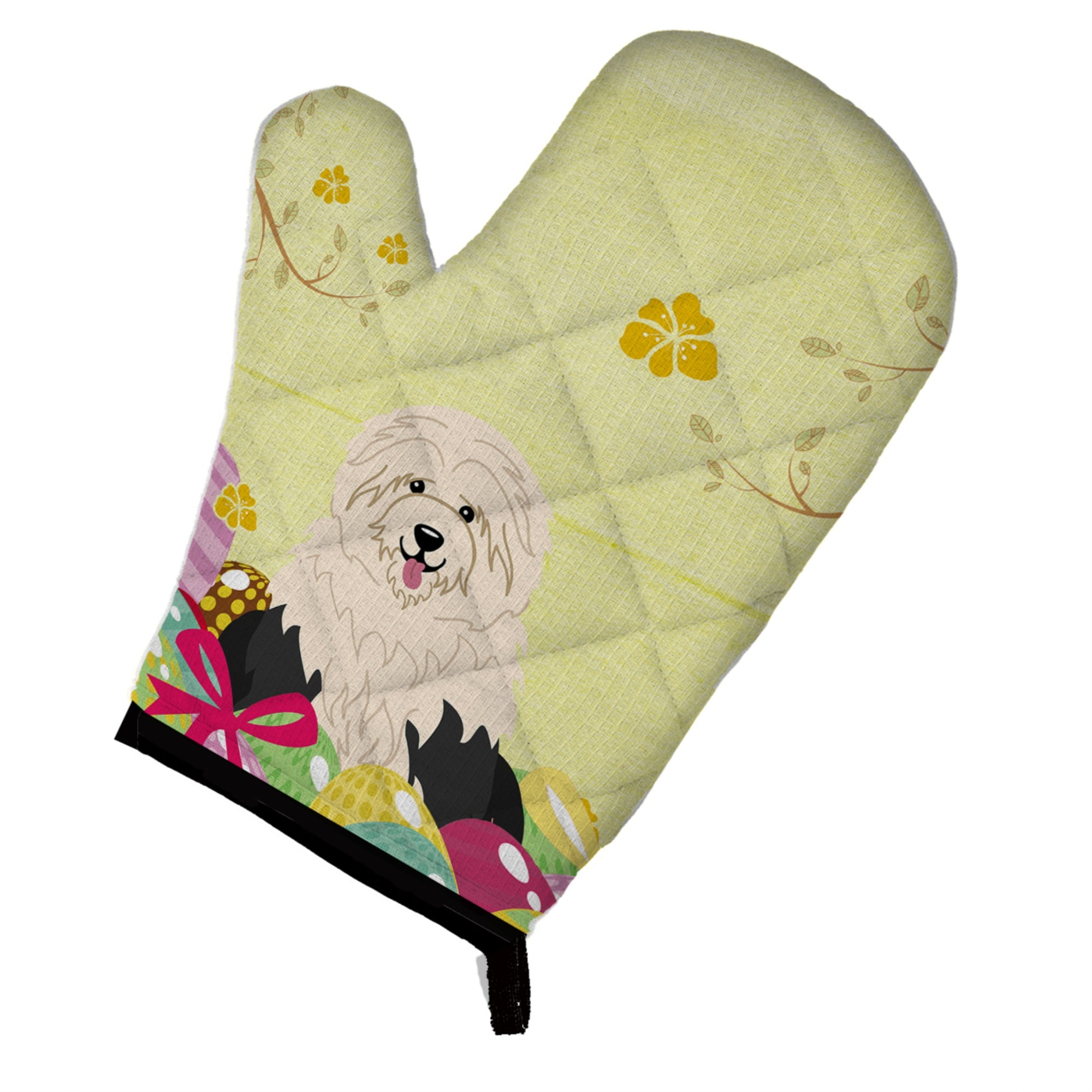 'Caroline'S Treasures Easter Eggs Old English Sheepdog Oven Mitt, Multicolor, 12'''' X 8.5''''''