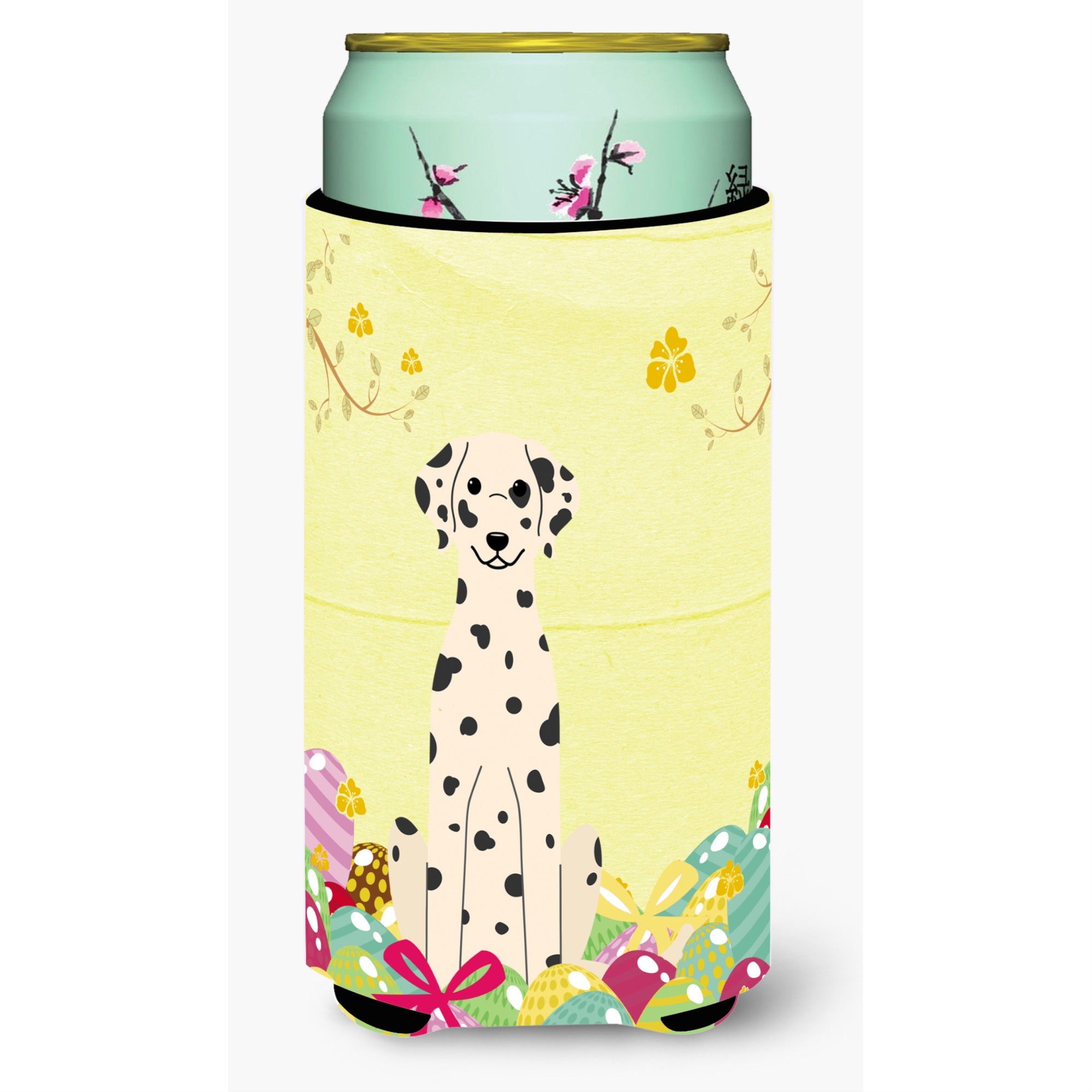 'Caroline'S Treasures Easter Eggs Dalmatian Tall Boy Beverage Insulator Hugger, Multicolor''