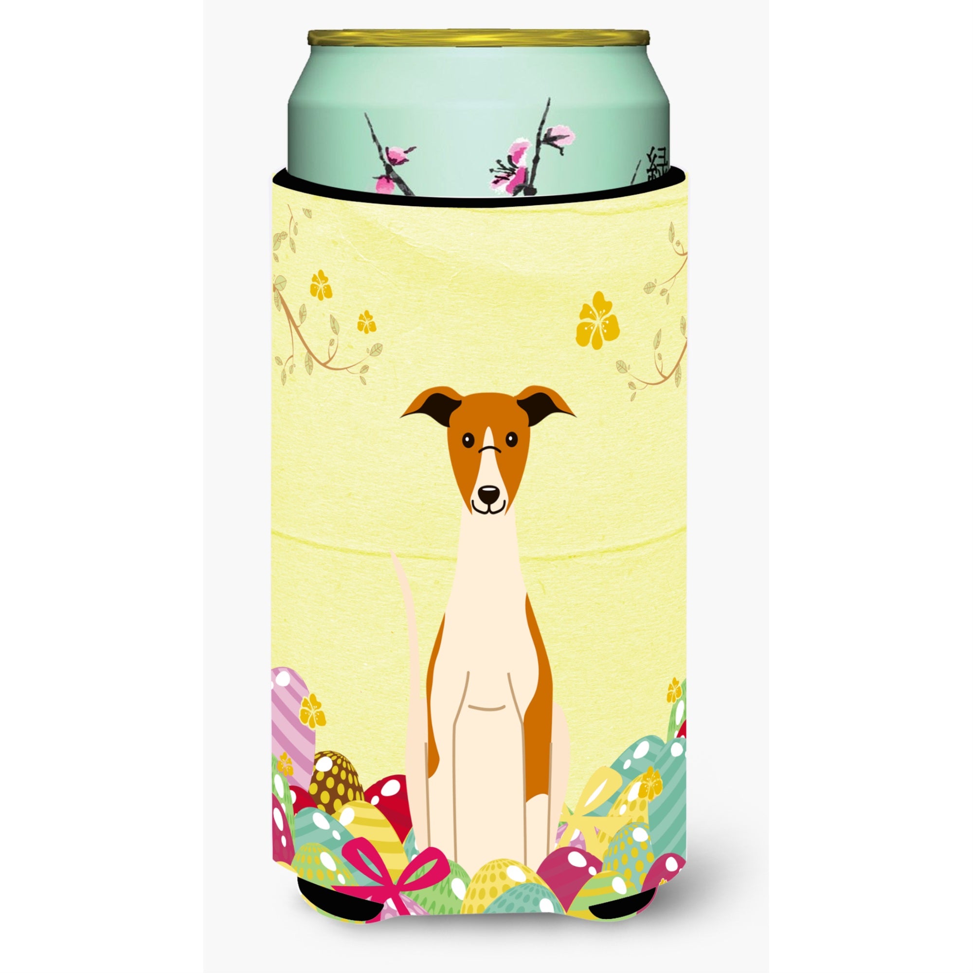 'Caroline'S Treasures Easter Eggs Whippet Tall Boy Beverage Insulator Hugger, Multicolor''