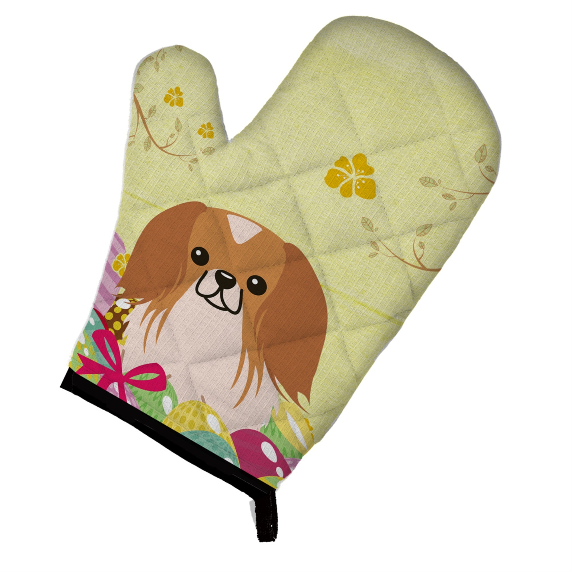 'Caroline'S Treasures Bb6103Ovmt Easter Eggs Pekingese Red White Oven Mitt, Multicolor, 12'''' X 8.5''''''