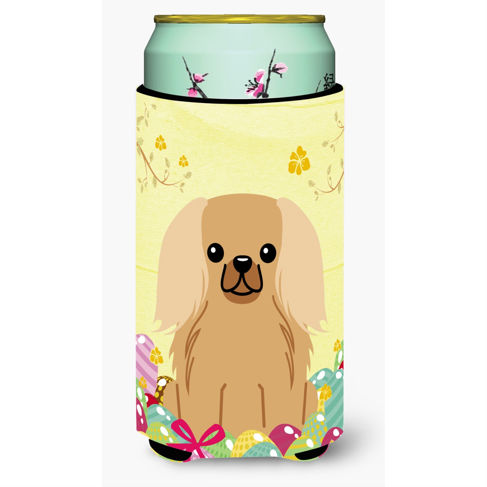 'Caroline'S Treasures Easter Eggs Pekingnese Fawn Sable Tall Boy Beverage Insulator Hugger, Multicolor''