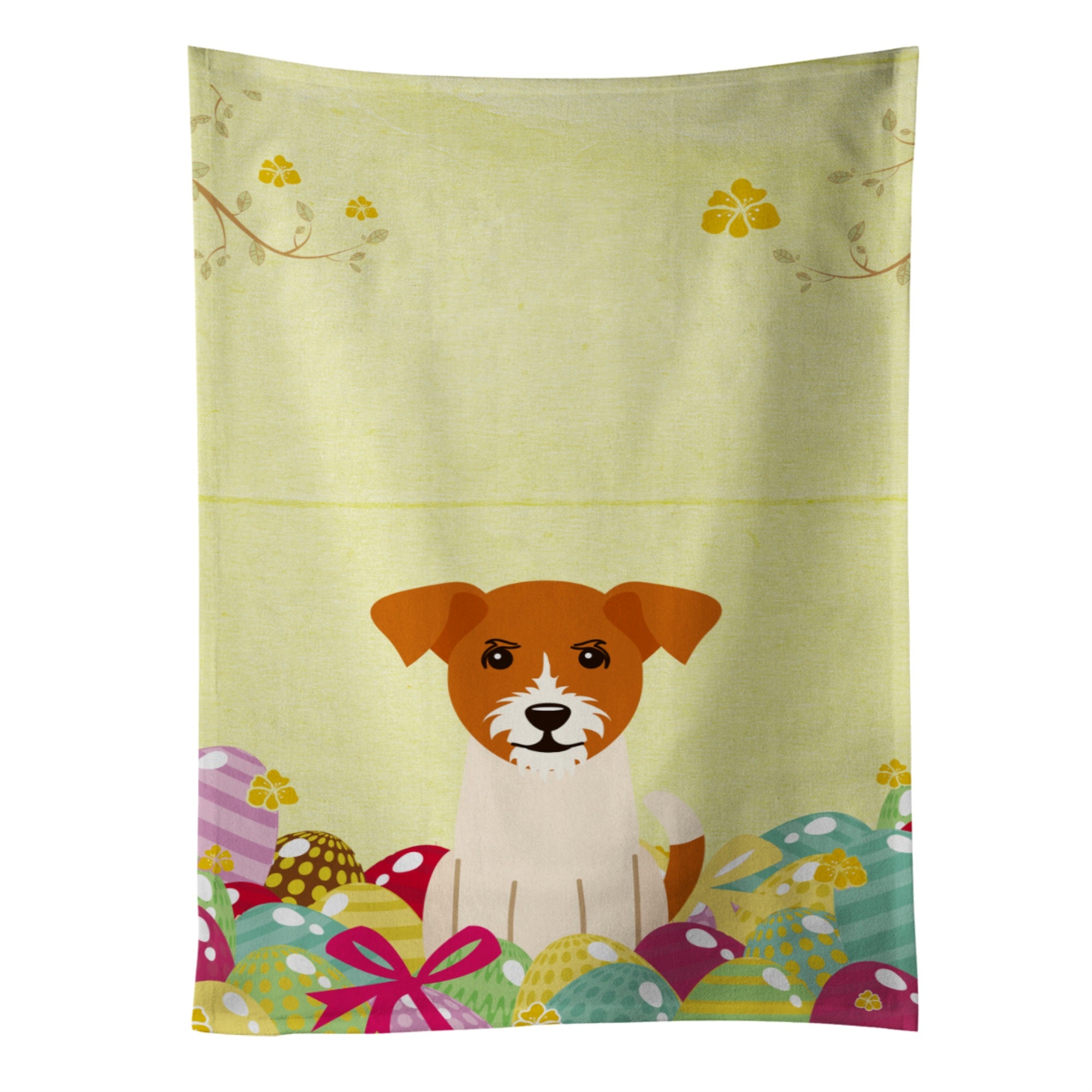 'Caroline'S Treasures Easter Eggs Jack Russell Terrier Kitchen Towel, Multicolor, 25'''' X 15''''''