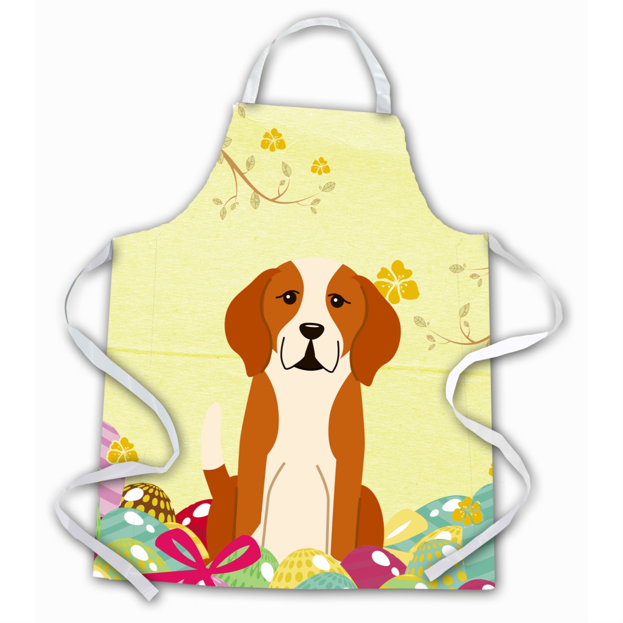 'Caroline'S Treasures Easter Eggs English Foxhound Apron, Large, Multicolor''