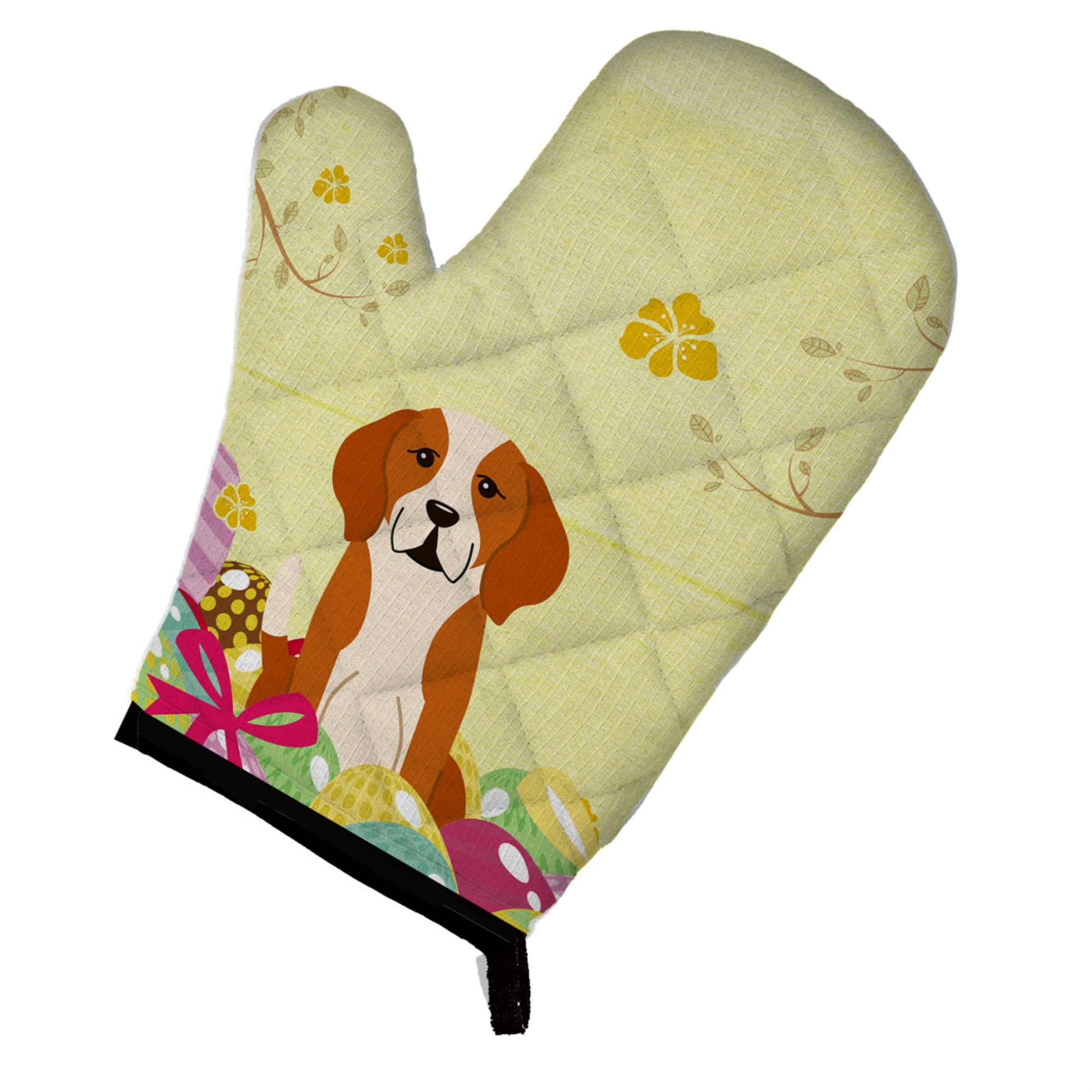 'Caroline'S Treasures Easter Eggs English Foxhound Oven Mitt, Multicolor, 12'''' X 8.5''''''