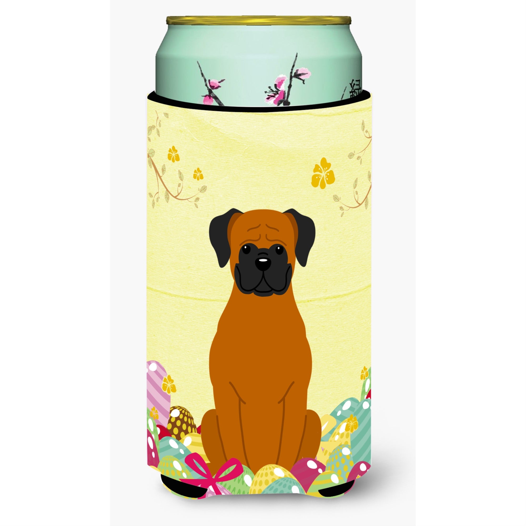'Caroline'S Treasures Easter Eggs Fawn Boxer Tall Boy Beverage Insulator Hugger, Multicolor''