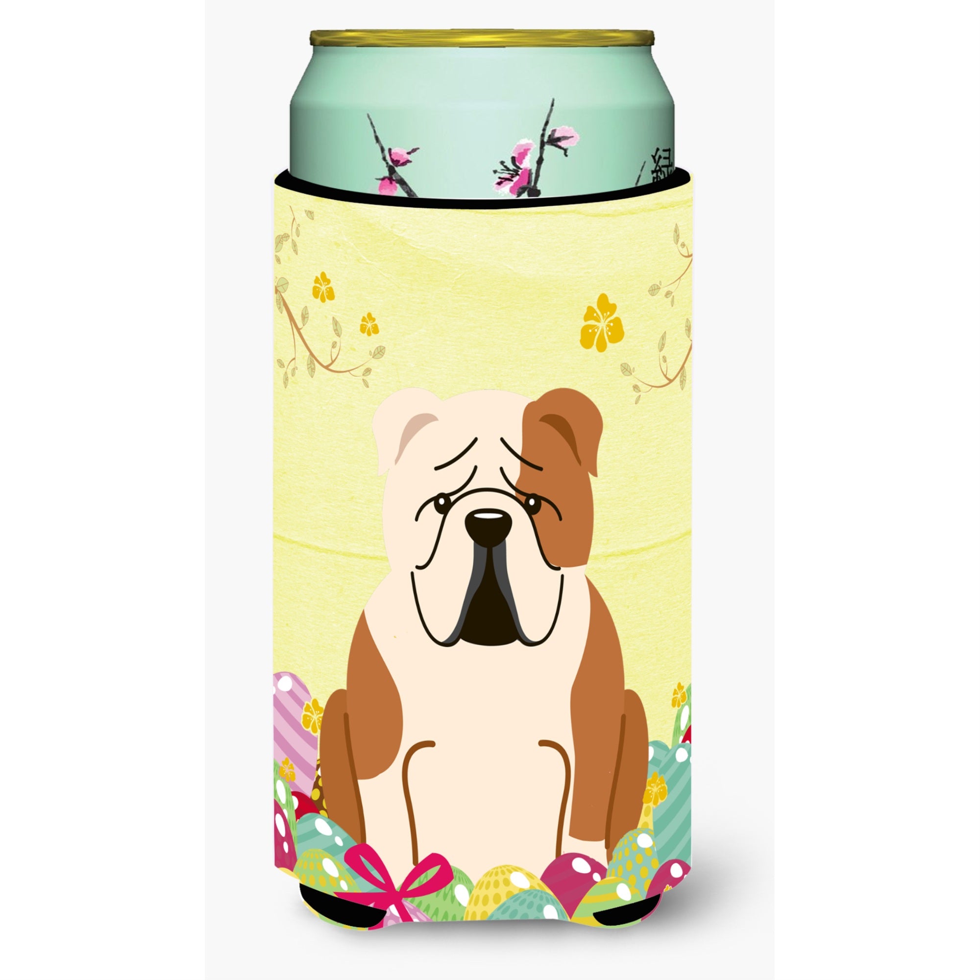 'Caroline'S Treasures Easter English Bulldog Fawn White Tall Boy Beverage Insulator Hugger, Multicolor''