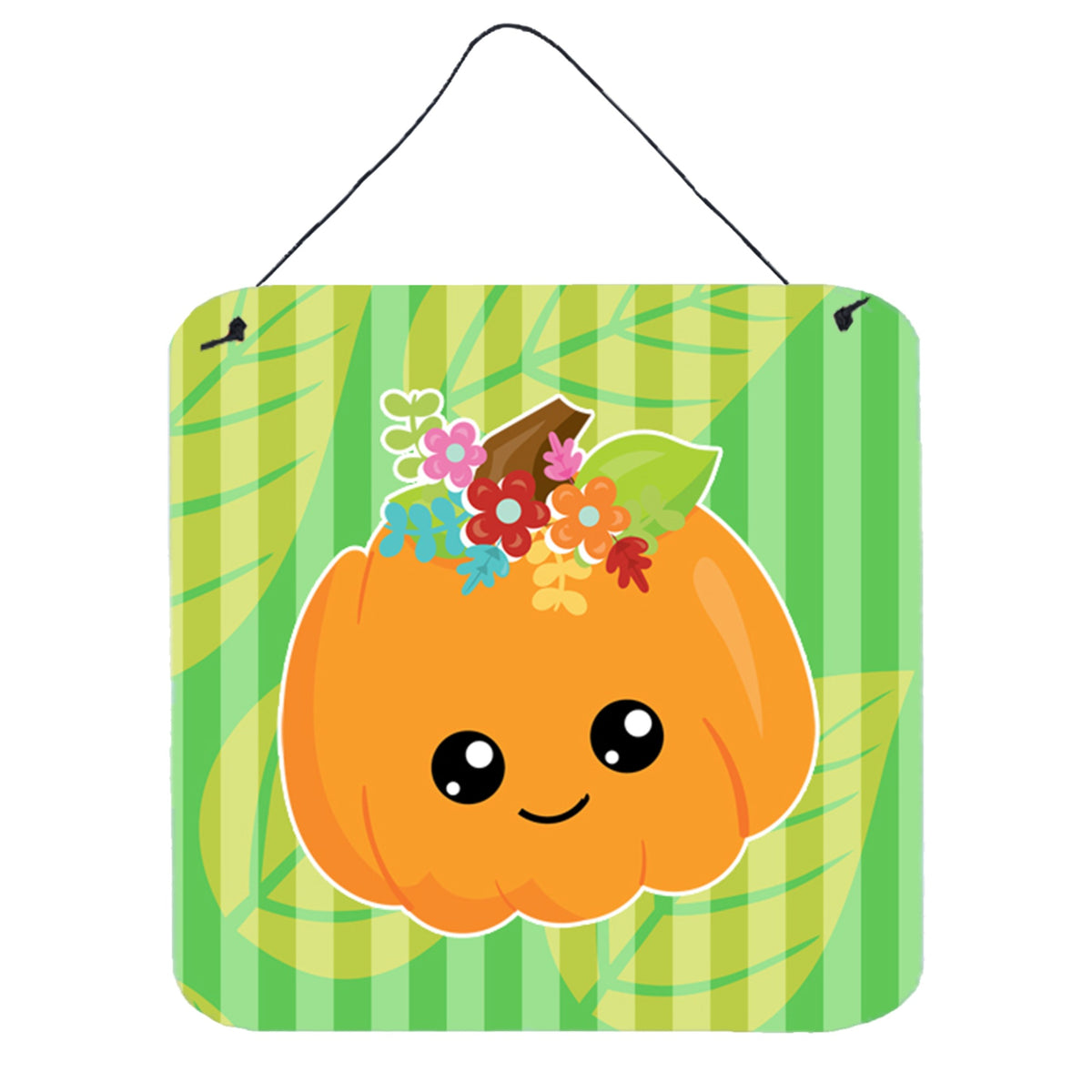 'Caroline'S Treasures Pumpkin Fall Metal Print, 6'''' X 6'''', Multicolor''