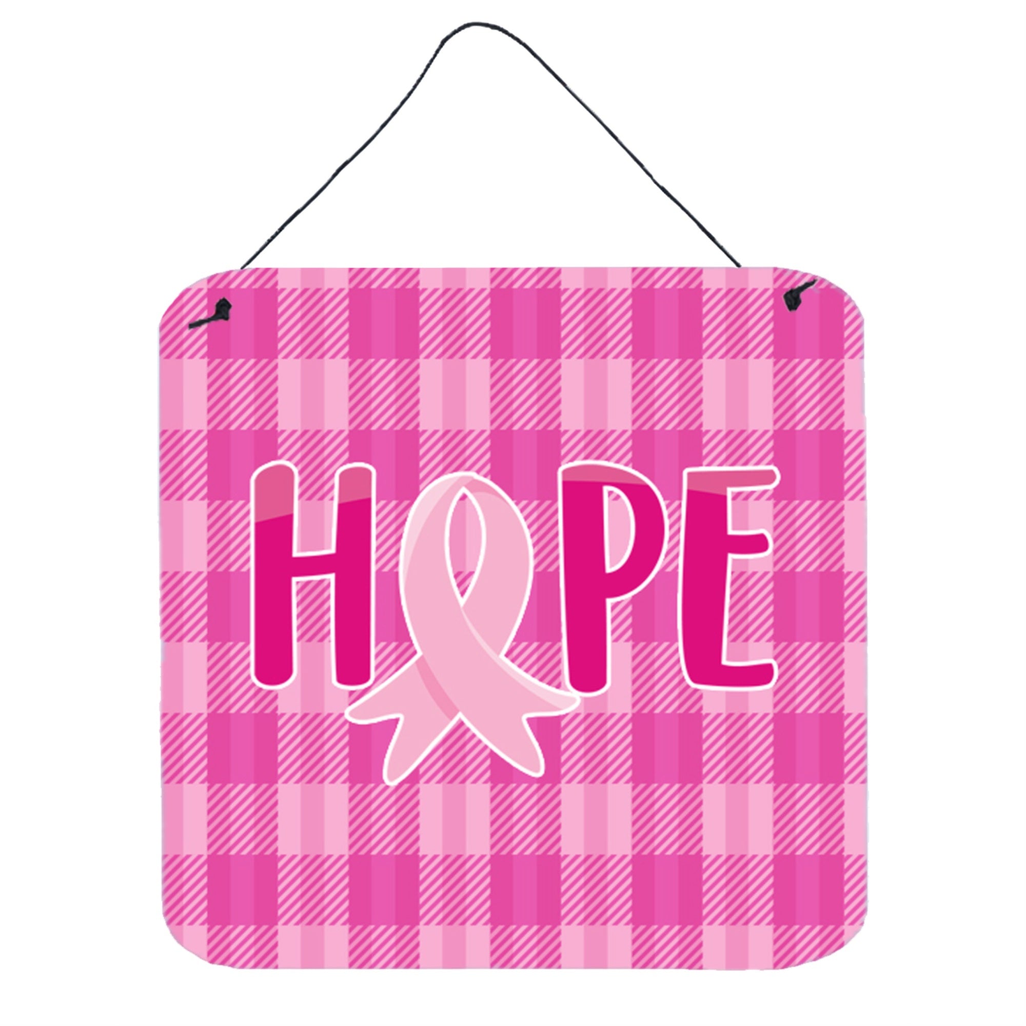 'Caroline'S Treasures Breast Cancer Awareness Ribbon Hope Metal Print, 6'''' X 6'''', Multicolor''