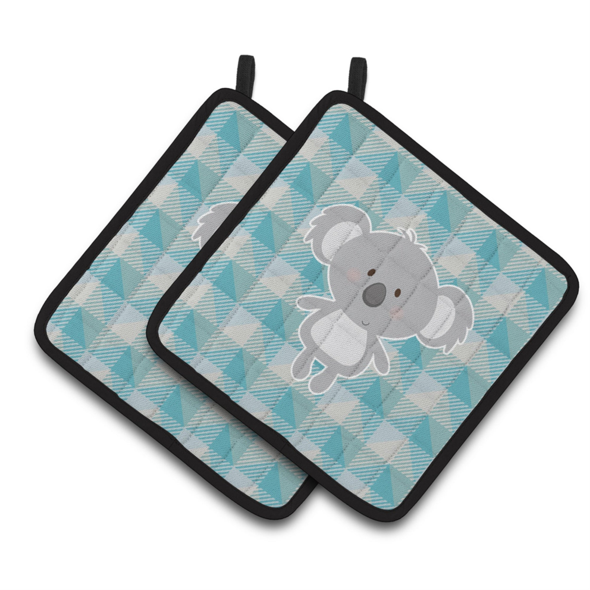 'Caroline'S Treasures Bb7034Pthd Koala Bear Pair Of Pot Holders, 7.5 X 7.5'''', Multicolor''