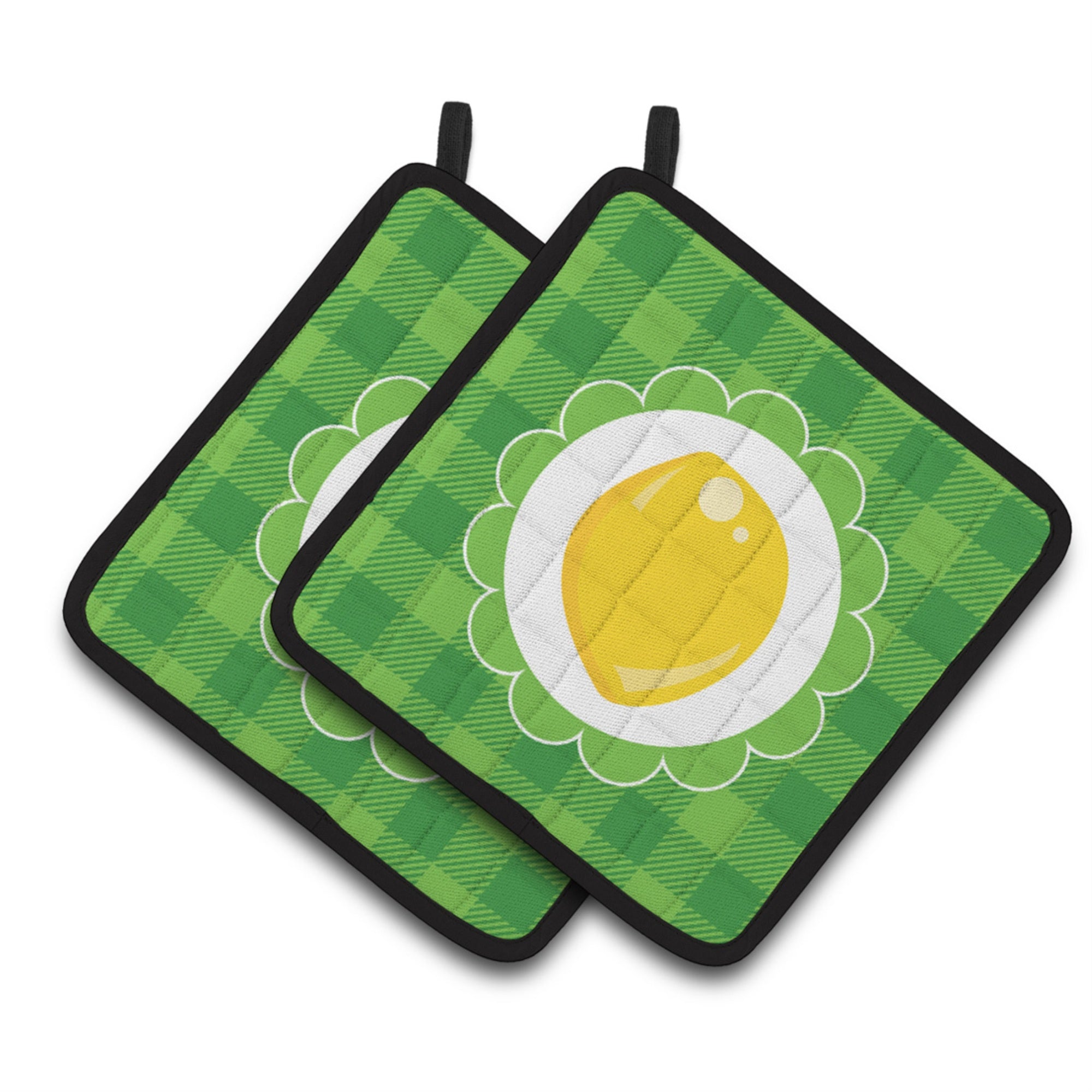 'Caroline'S Treasures Lemon Pair Of Pot Holders, 7.5 X 7.5, Multicolor''