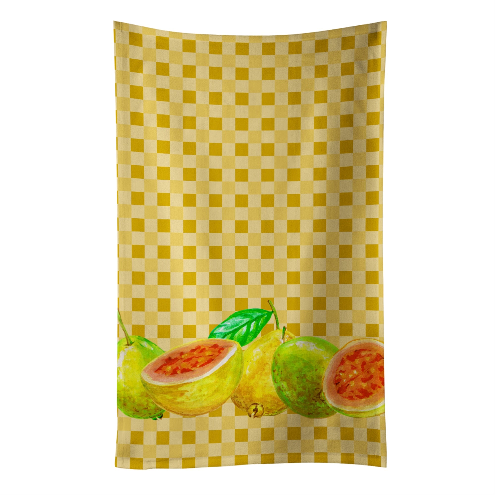 'Caroline'S Treasures Guavas On Basketweave Decorated Dish Towel, 25Hx15W, Multicolor''