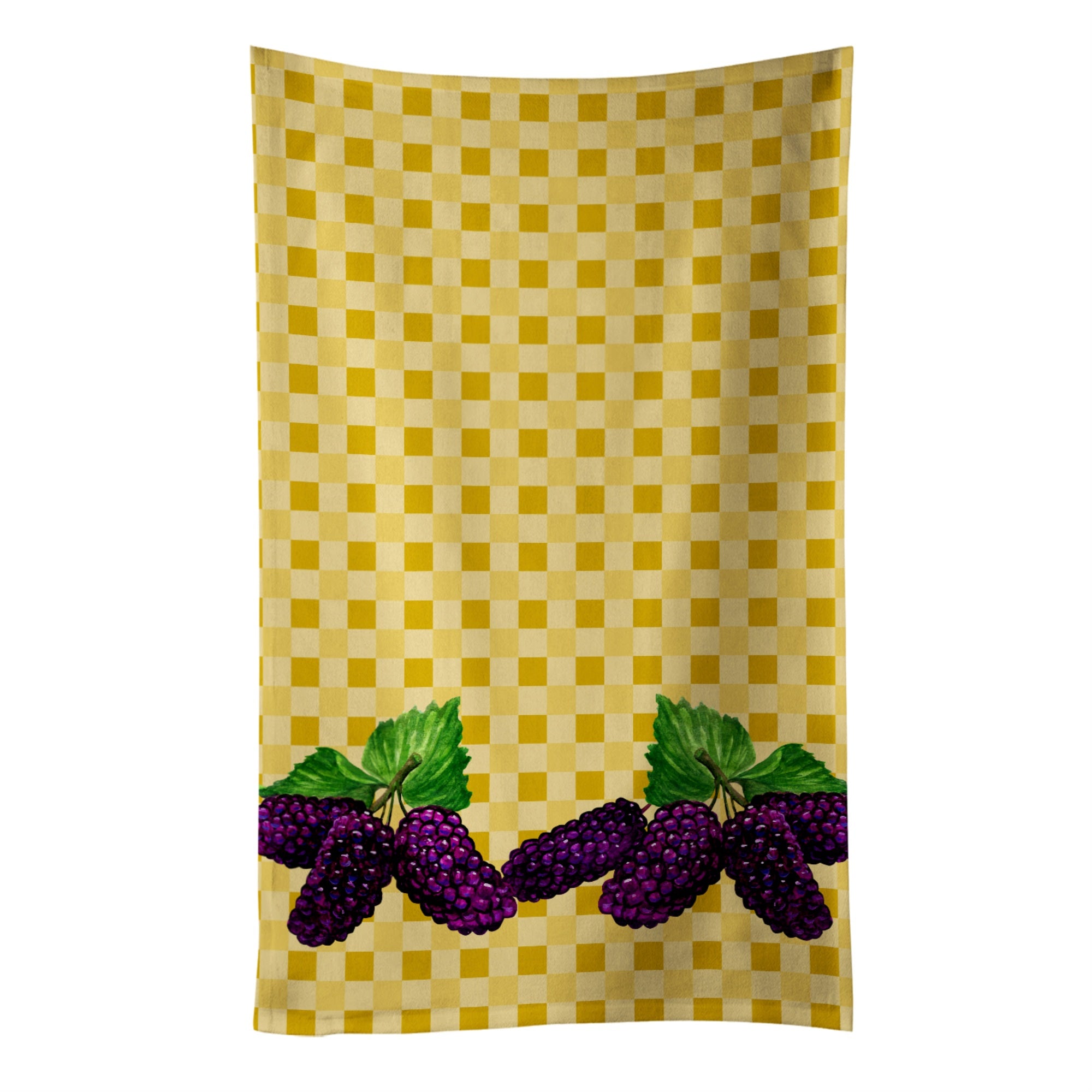 'Caroline'S Treasures Mulberries On Basketweave Decorated Dish Towel, 25Hx15W, Multicolor''