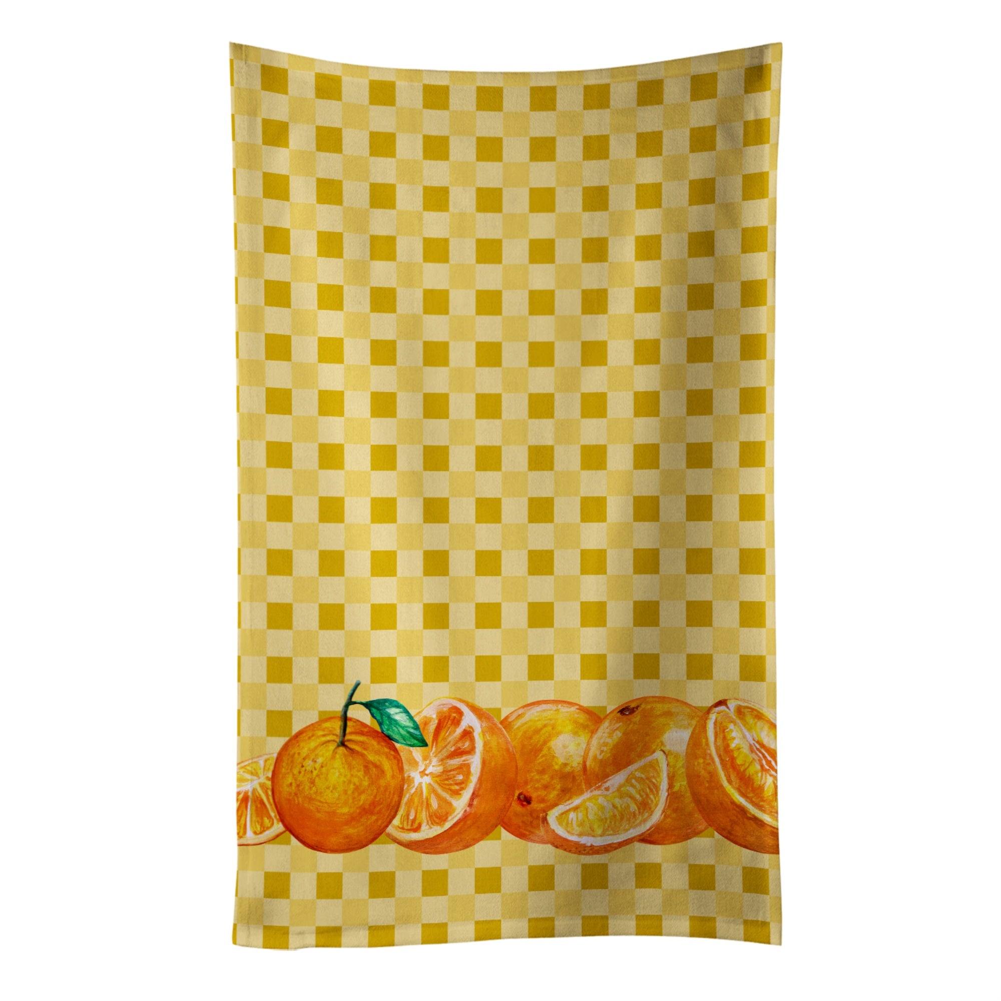 'Caroline'S Treasures Oranges On Basketweave Decorated Dish Towel, 25Hx15W, Multicolor''