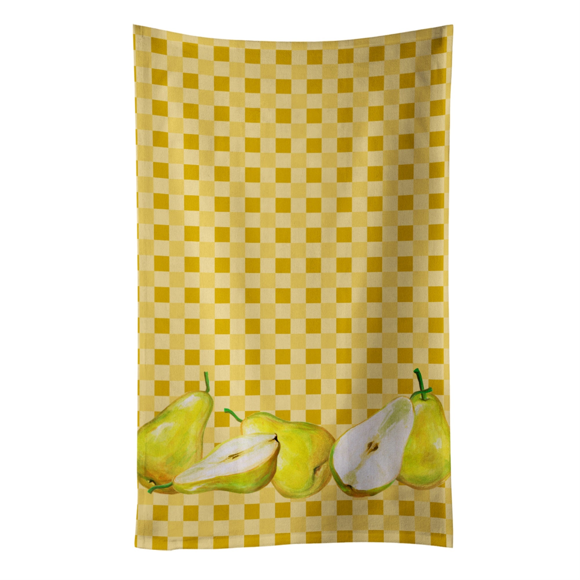 'Caroline'S Treasures Pears On Basketweave Decorated Dish Towel, 25Hx15W, Multicolor''