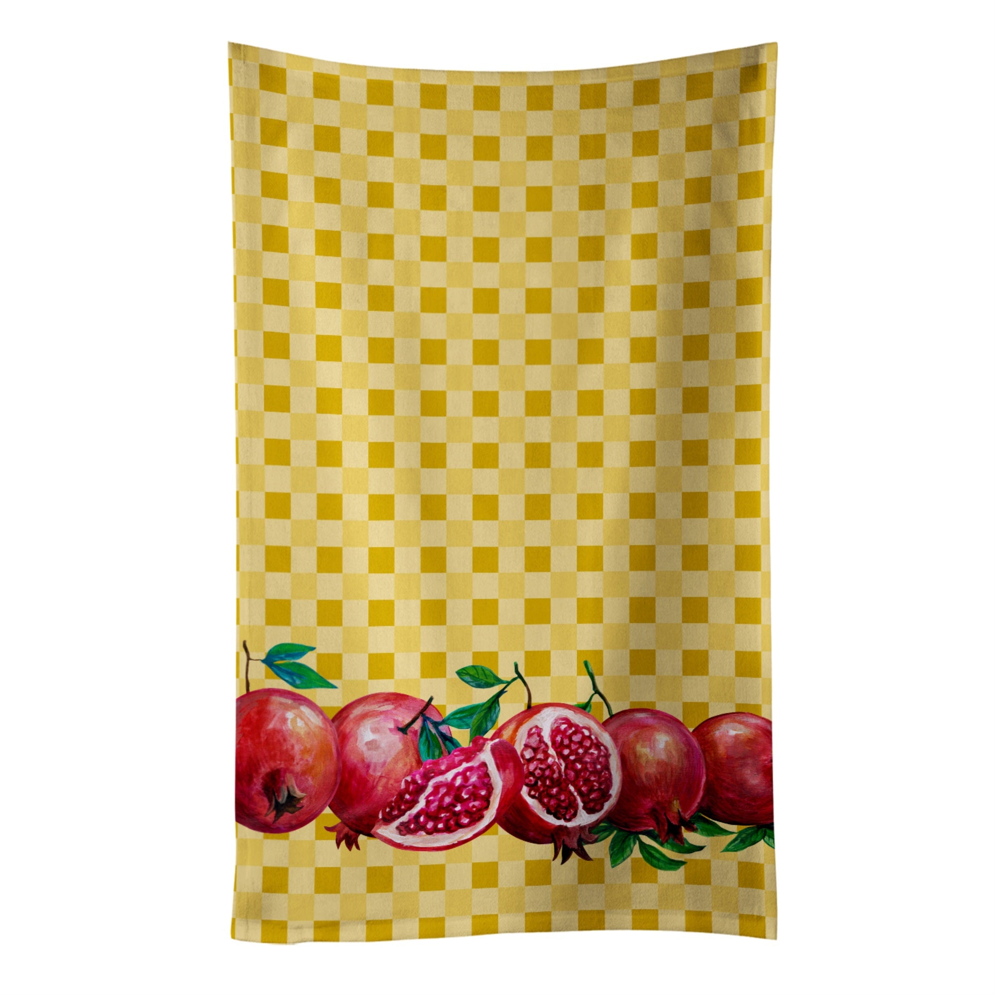 'Caroline'S Treasures Pomegranates On Basketweave Decorated Dish Towel, 25Hx15W, Multicolor''