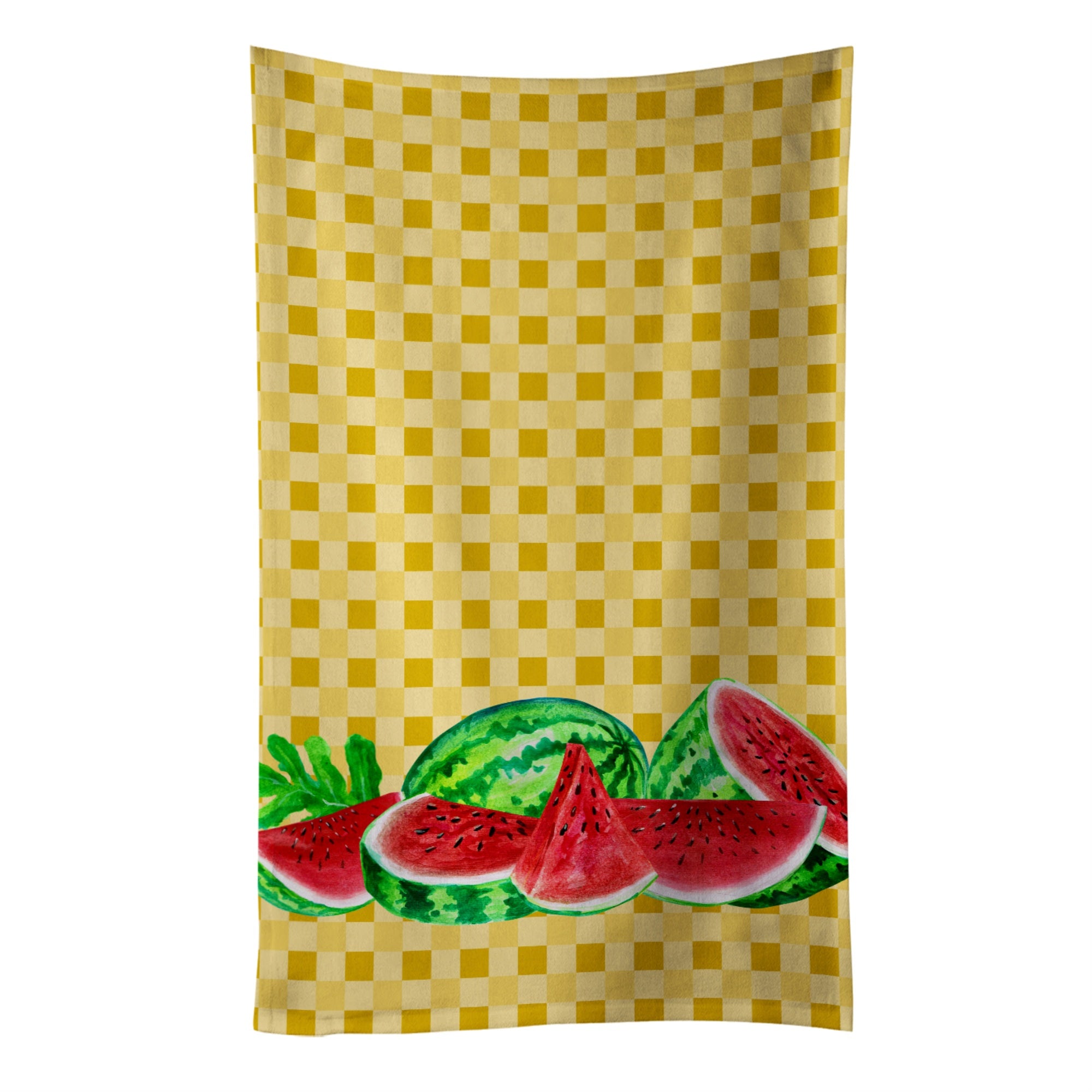 'Caroline'S Treasures Watermelon On Basketweave Decorated Dish Towel, 25Hx15W, Multicolor''