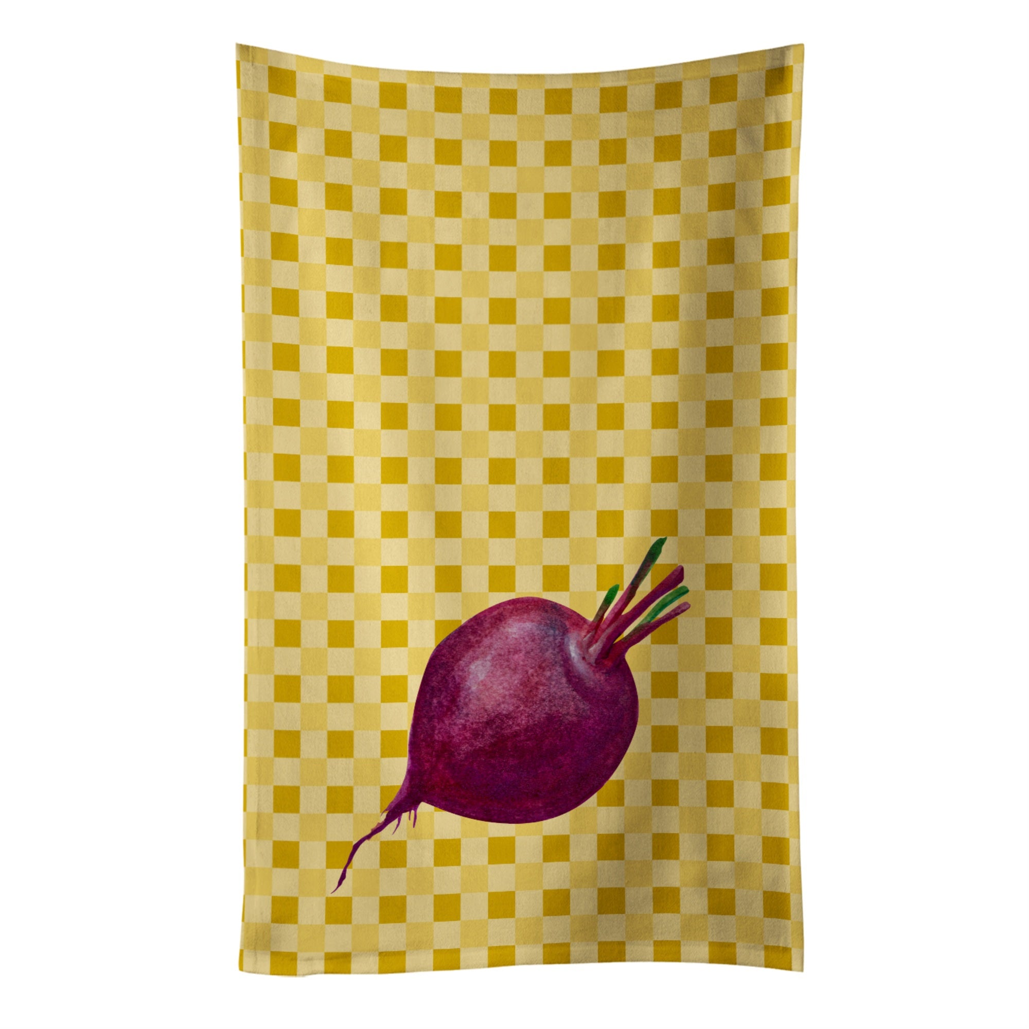 'Caroline'S Treasures Beet Root On Basketweave Decorated Dish Towel, 25Hx15W, Multicolor''