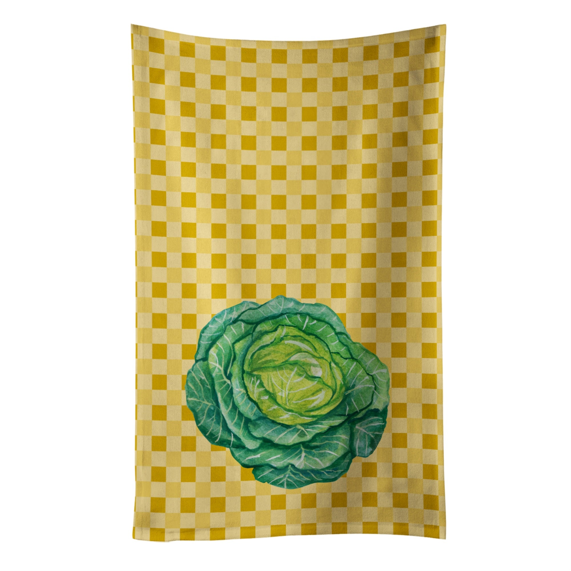 'Caroline'S Treasures Cabbage On Basketweave Decorated Dish Towel, 25Hx15W, Multicolor''